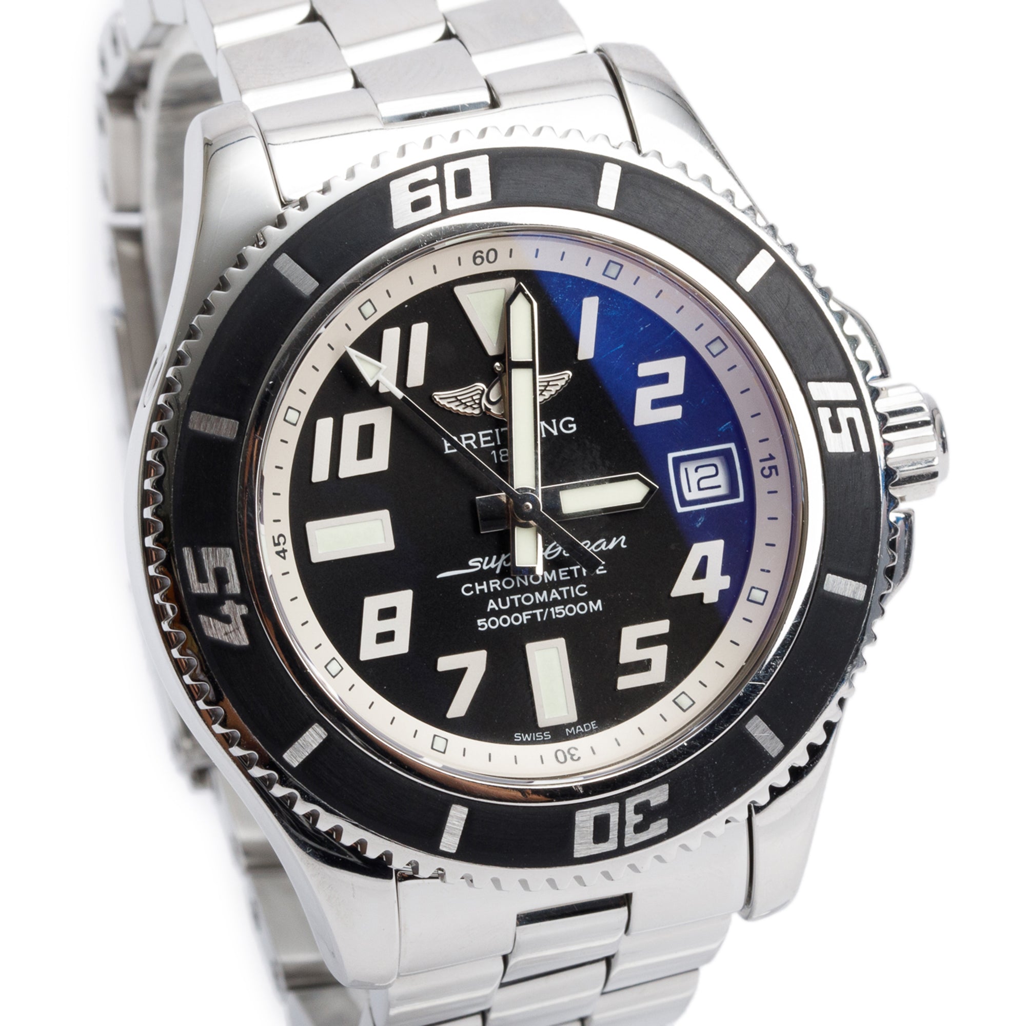 Breitling Stainless Steel Superocean 42 MM Automatic Watch A17364