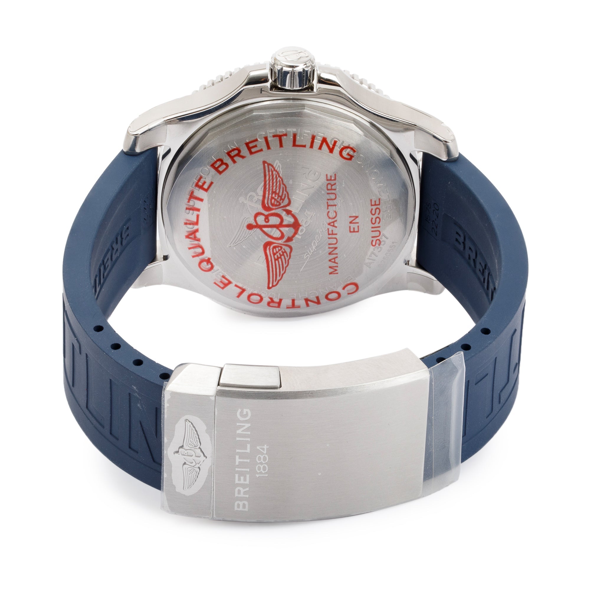 Breitling Stainless Steel Superocean 44 MM Automatic Watch w/ Box & Papers