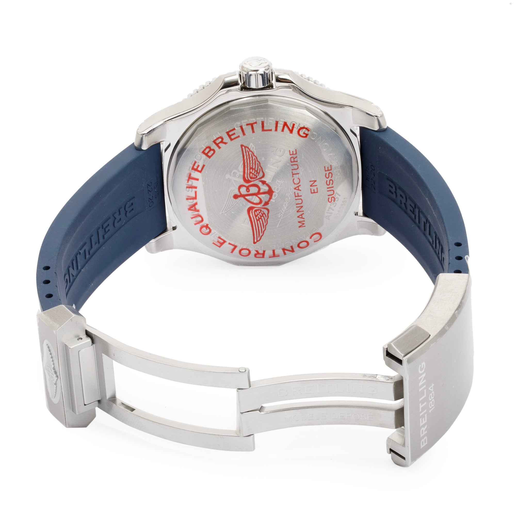 Breitling Stainless Steel Superocean 44 MM Automatic Watch w/ Box & Papers