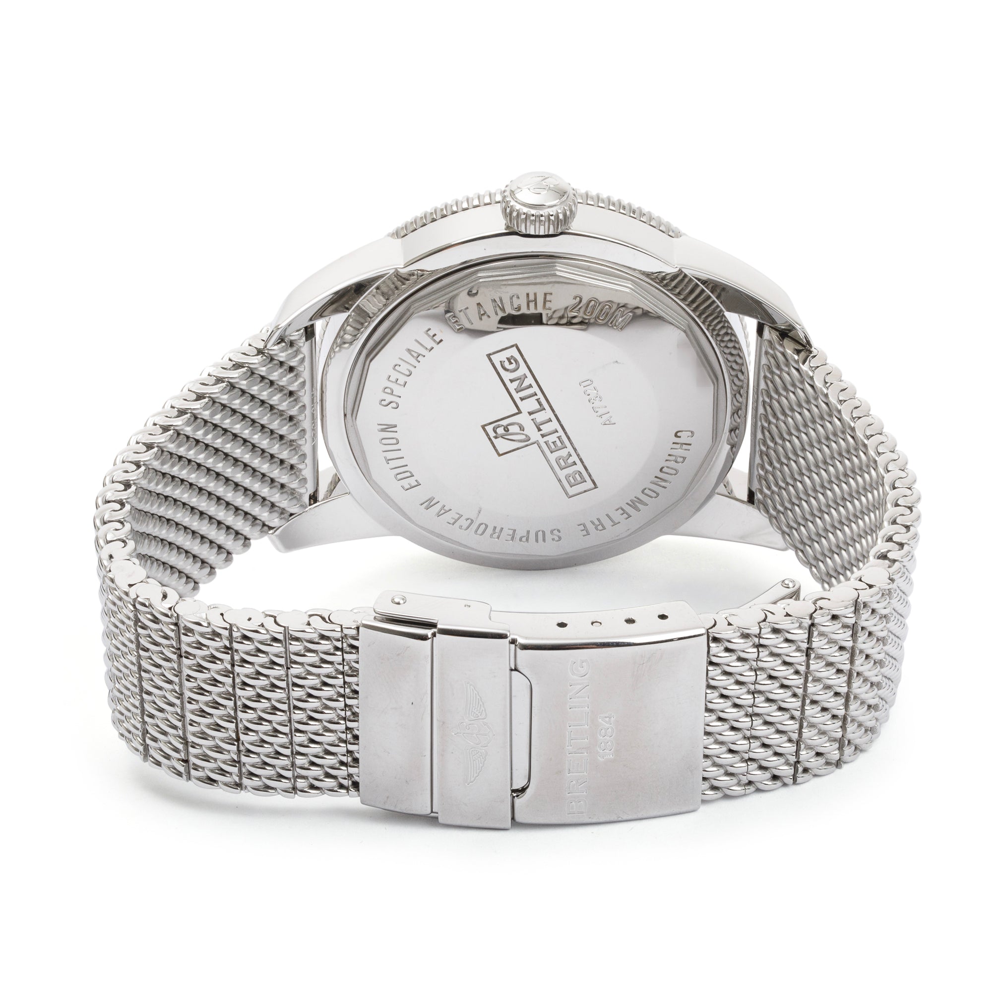 Breitling Stainless Steel Superocean Heritage 46 MM Automatic Watch w/ Box & Papers