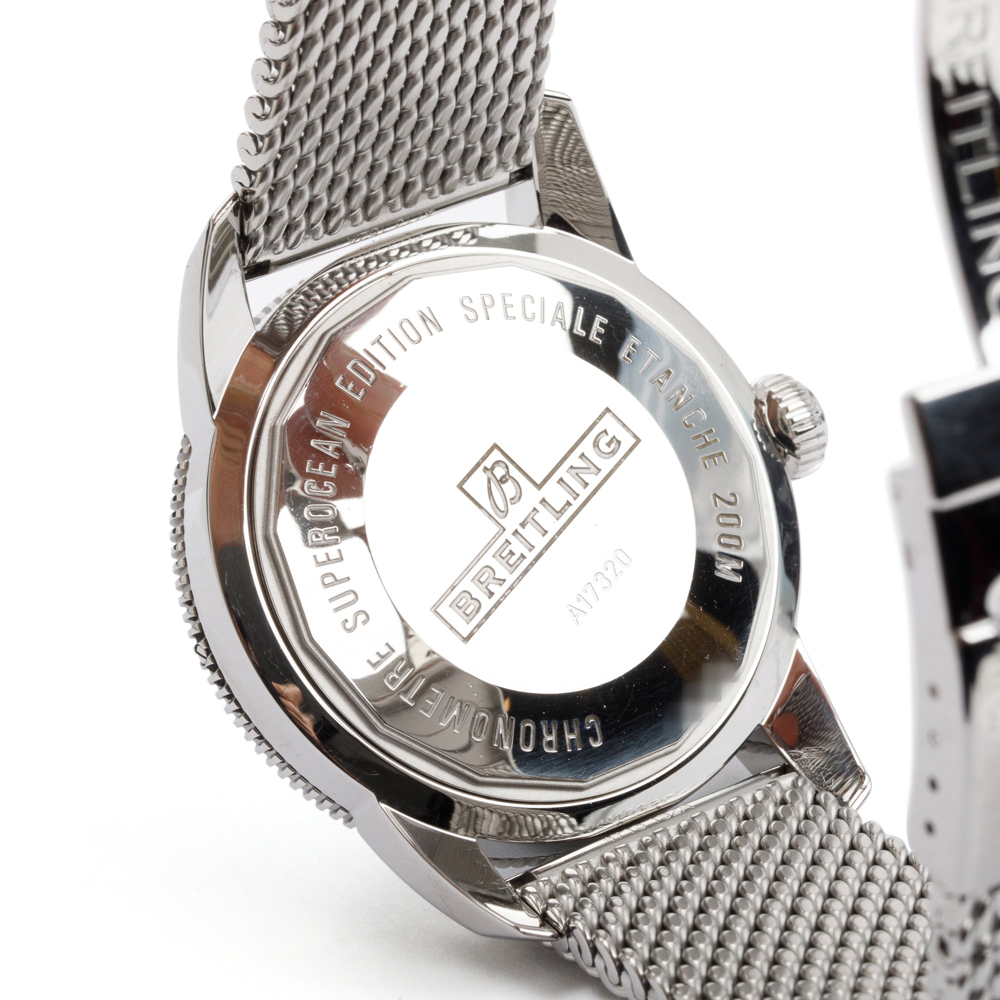 Breitling Stainless Steel Superocean Heritage 46 MM Automatic Watch w/ Box & Papers