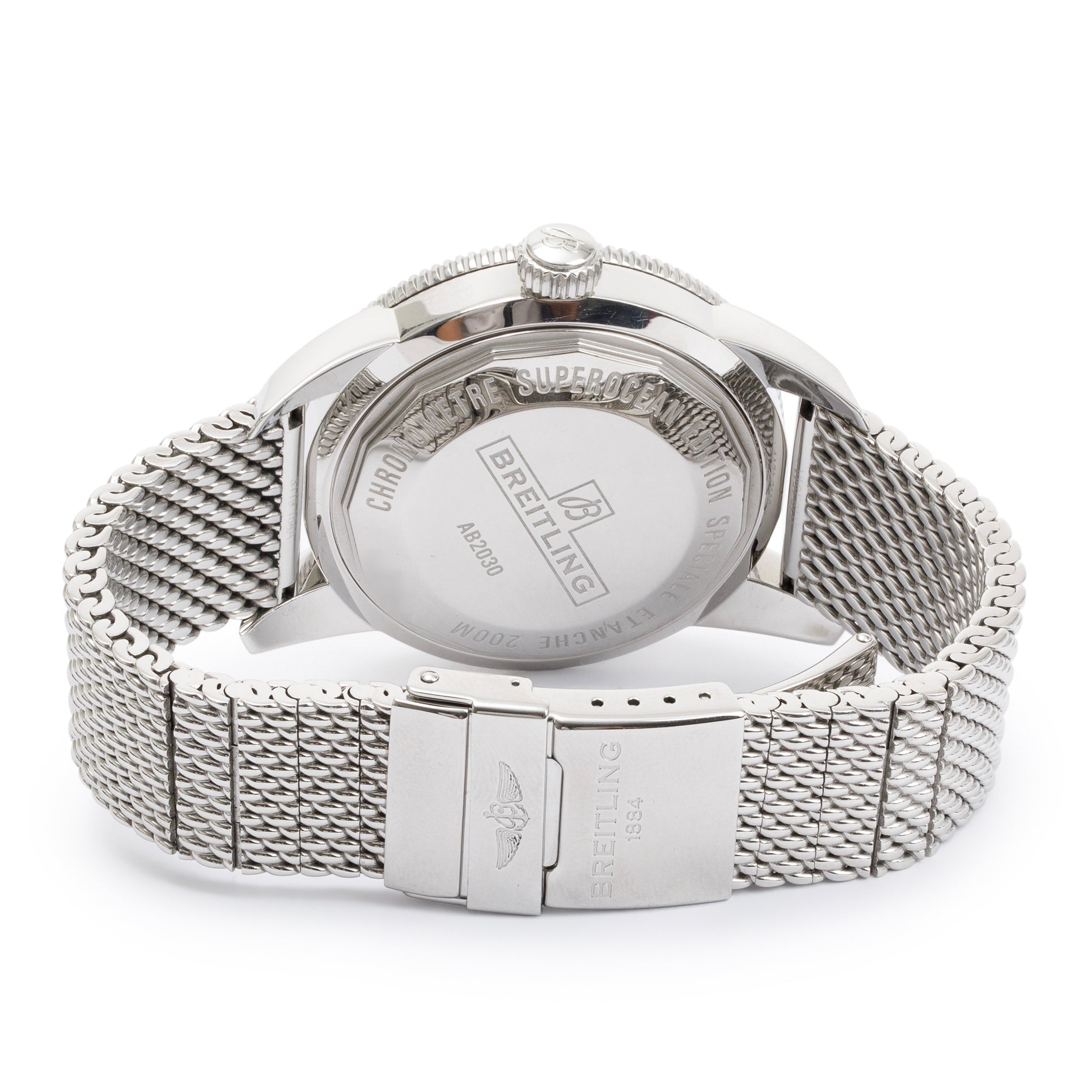 Breitling Stainless Steel Superocean Heritage B20 44 MM Automatic Watch w/ Box & Papers