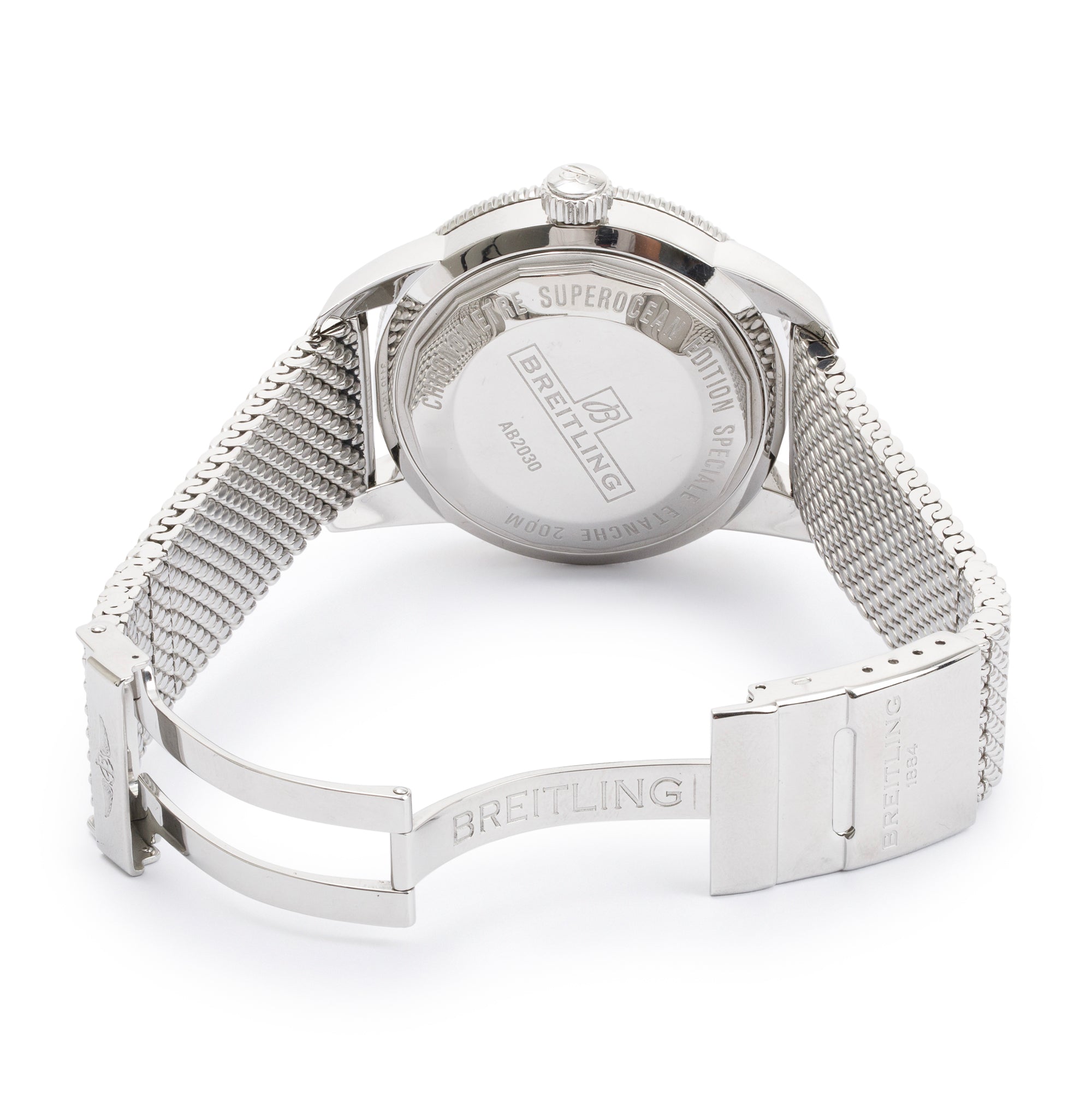 Breitling Stainless Steel Superocean Heritage B20 44 MM Automatic Watch w/ Box & Papers