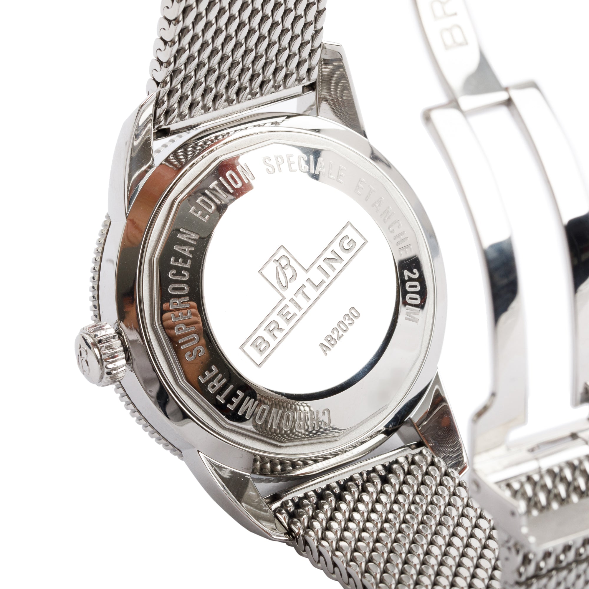 Breitling Stainless Steel Superocean Heritage B20 44 MM Automatic Watch w/ Box & Papers