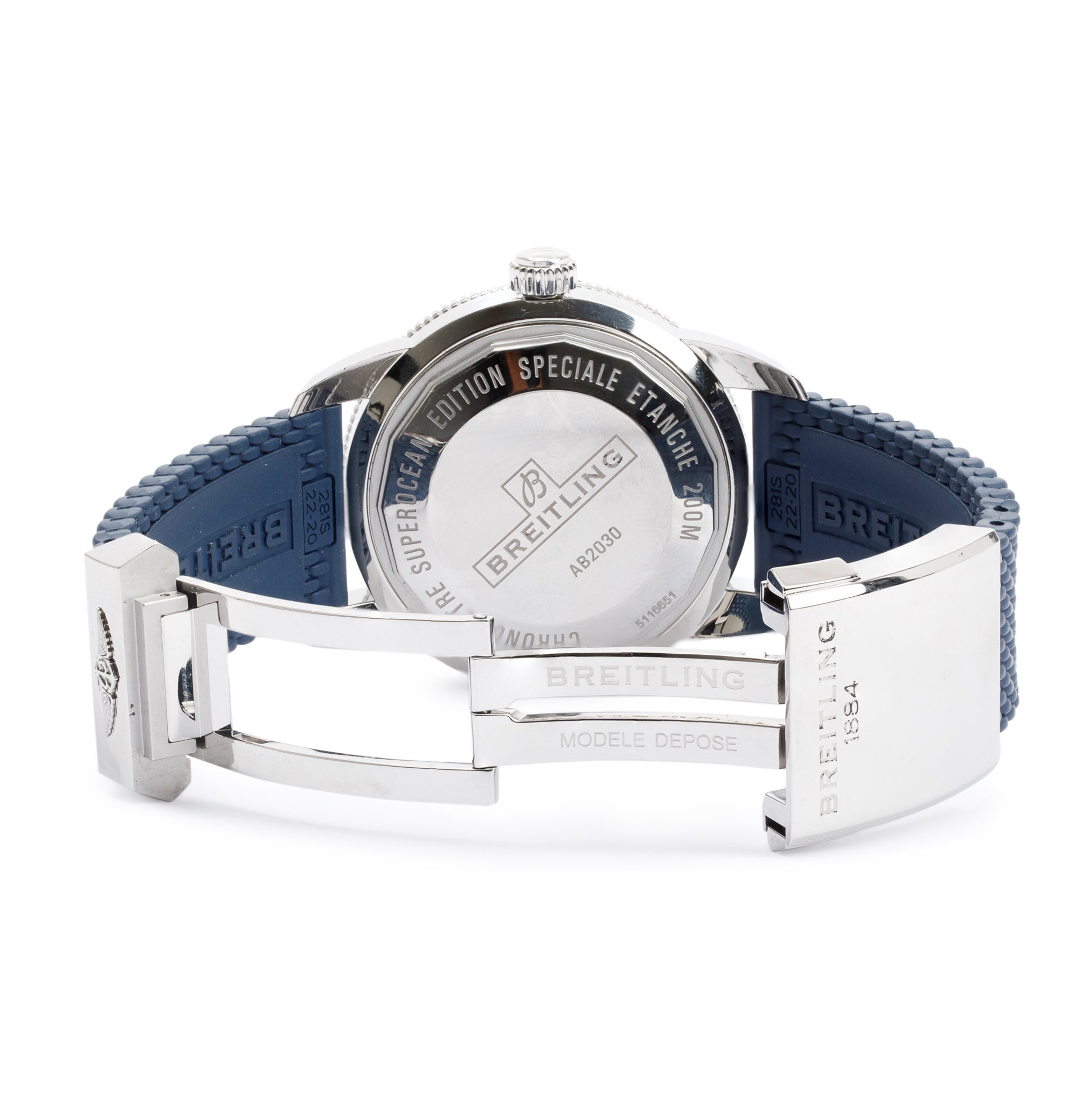 Breitling Stainless Steel Superocean Heritage II 44 MM Auotomatic Watch