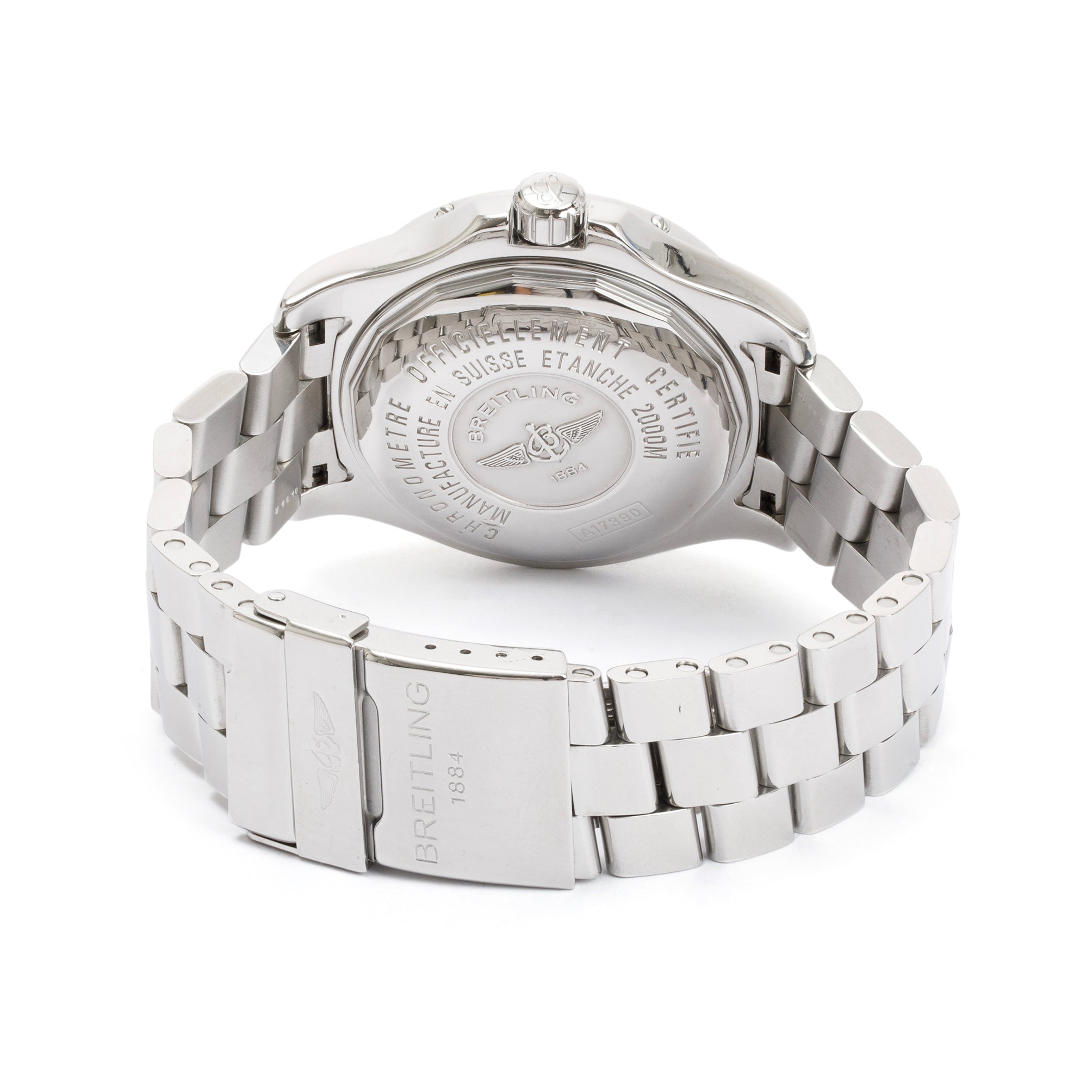 Breitling Stainless Steel Superocean Steelfish 44 MM Automatic Watch w/ Box, Papers & Extra Strap