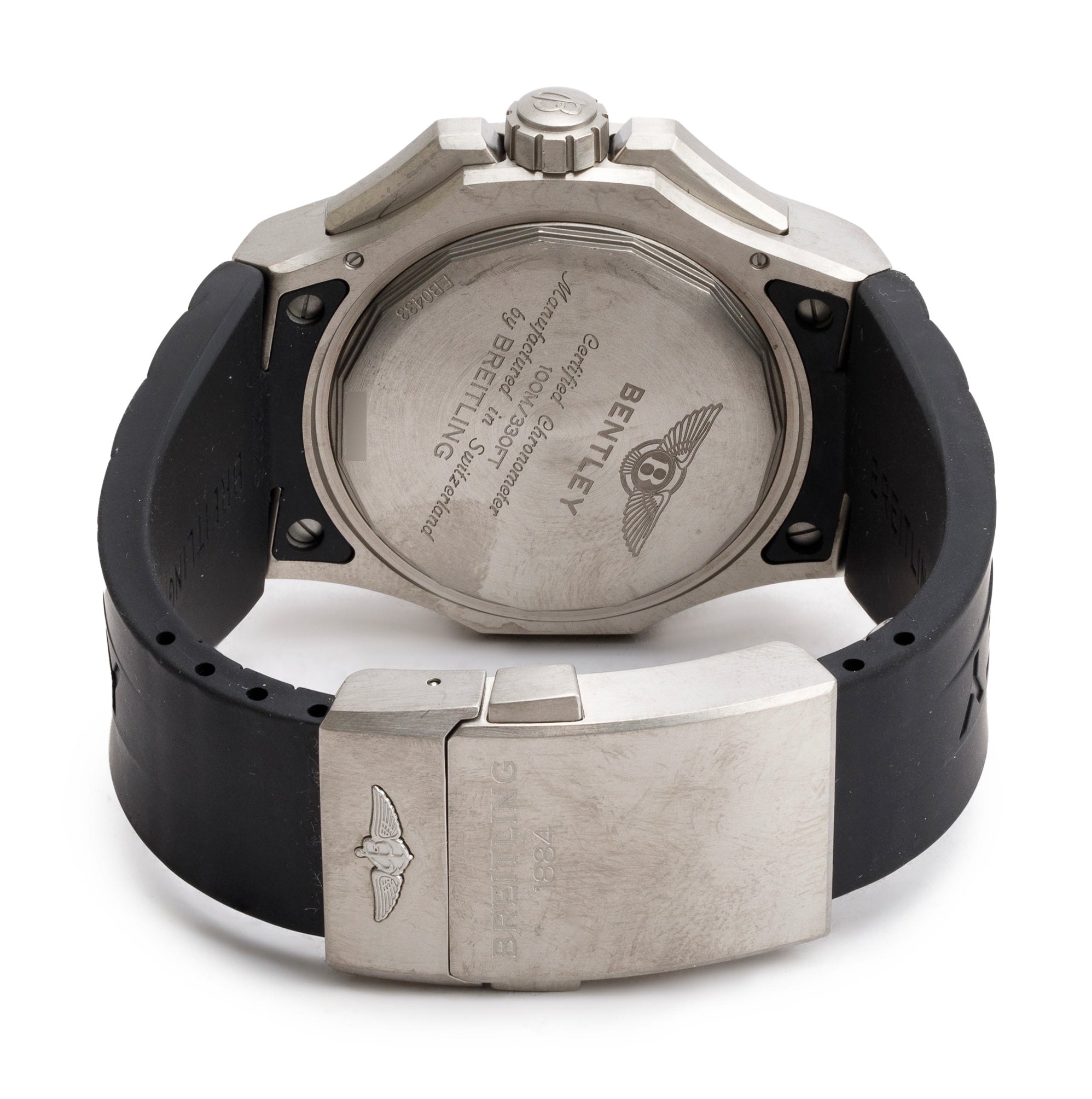 Breitling Titanium Bentley GMT Light Body B04 45 MM Automatic Chronograph Watch EB0433 w/ Box & Papers