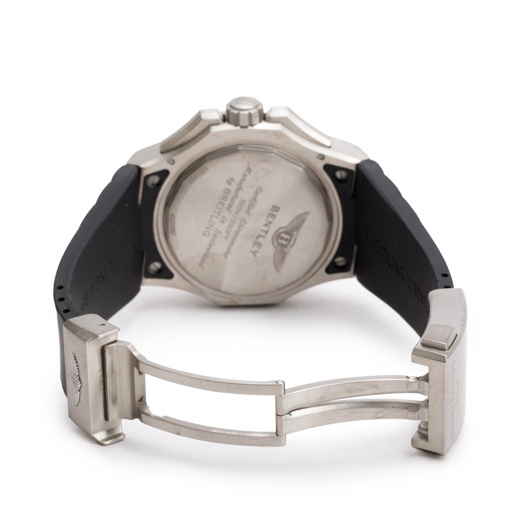 Breitling Titanium Bentley GMT Light Body B04 45 MM Automatic Chronograph Watch EB0433 w/ Box & Papers