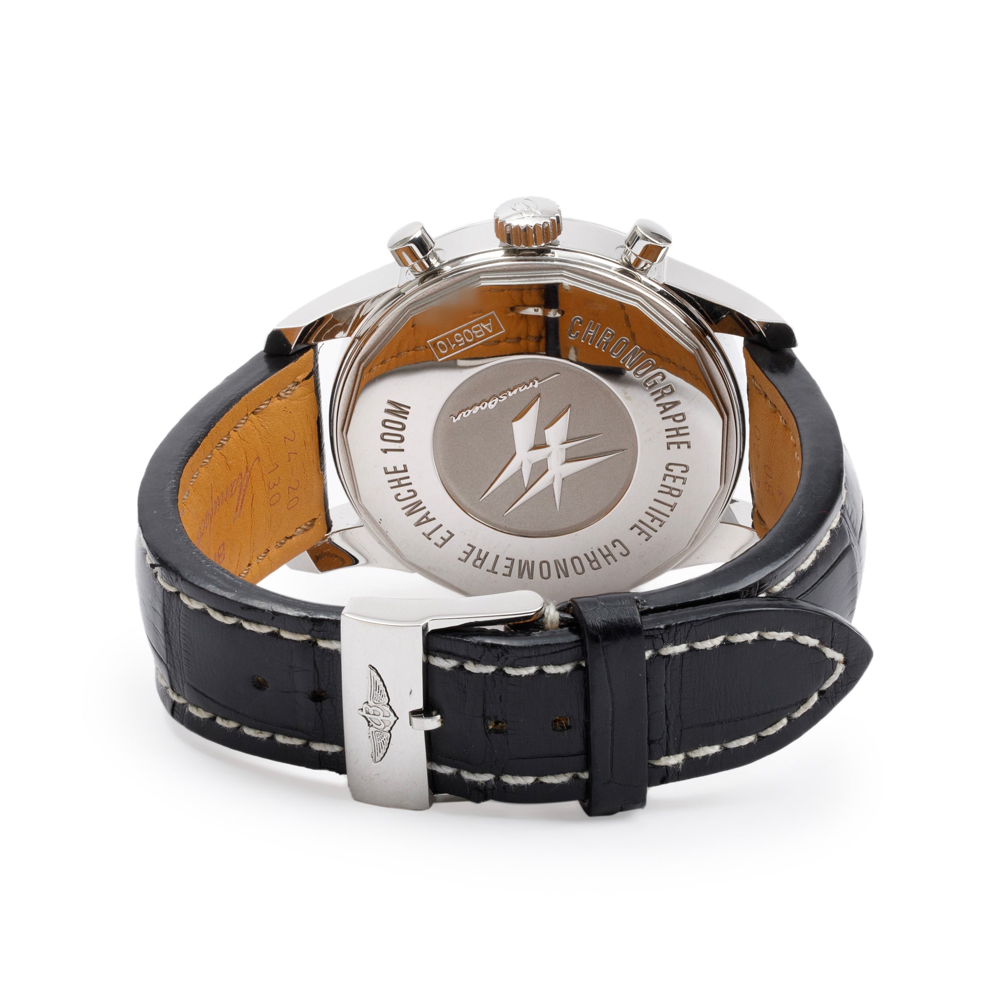 Breitling Transocean Chronograph Unitme 46 mm Automatic Watch w/ Case & Papers