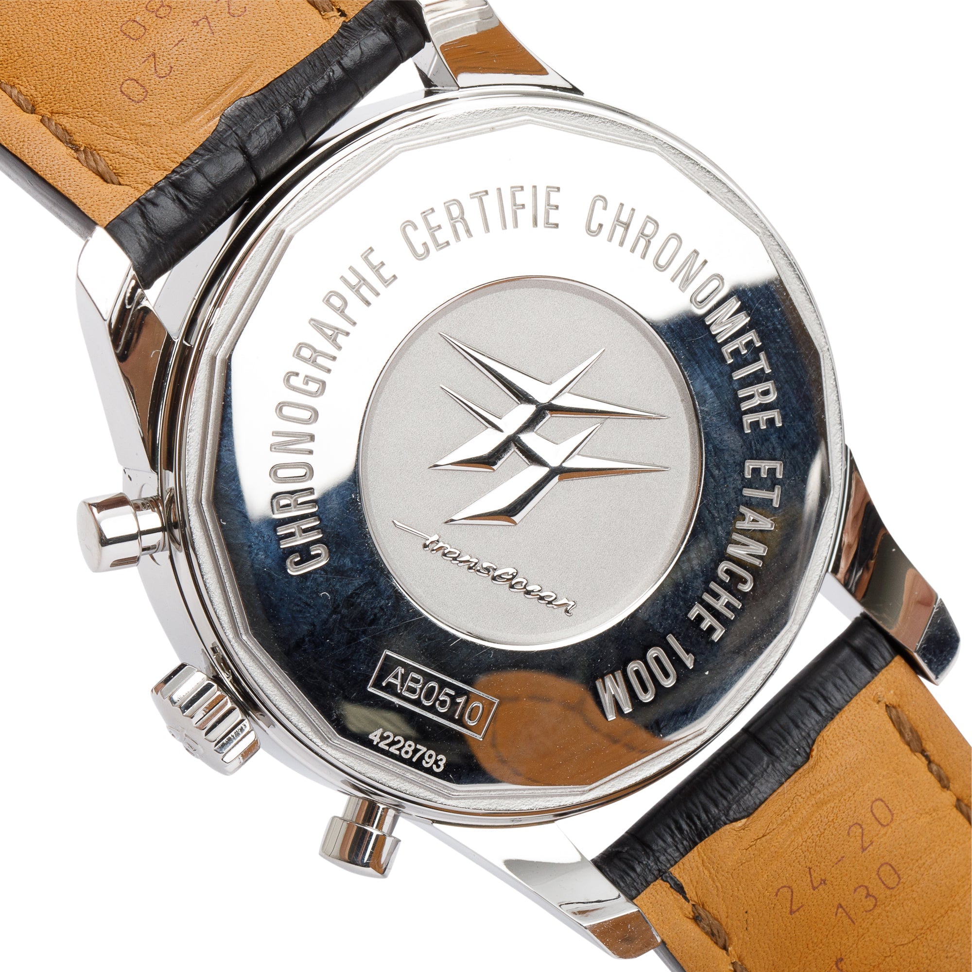 Breitling Transocean Chronograph Unitme 46 mm Automatic Watch w/ Case & Papers