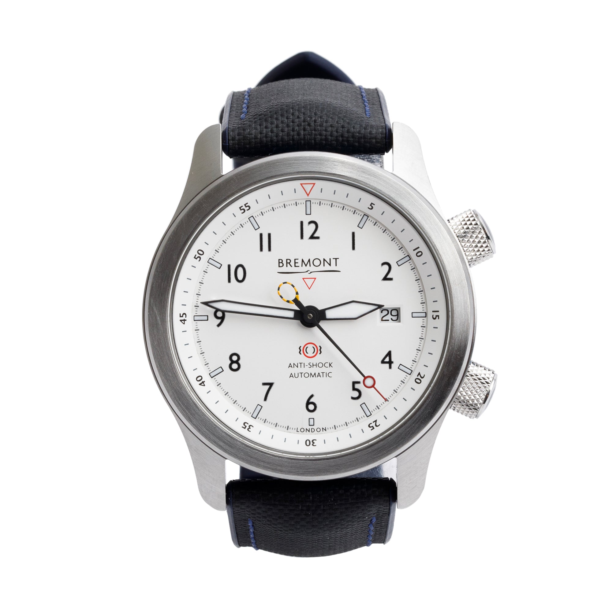 Bremont 2024 Stainless Steel Martin Baker MBII 43 MM Automatic Watch w/ Box & Papers