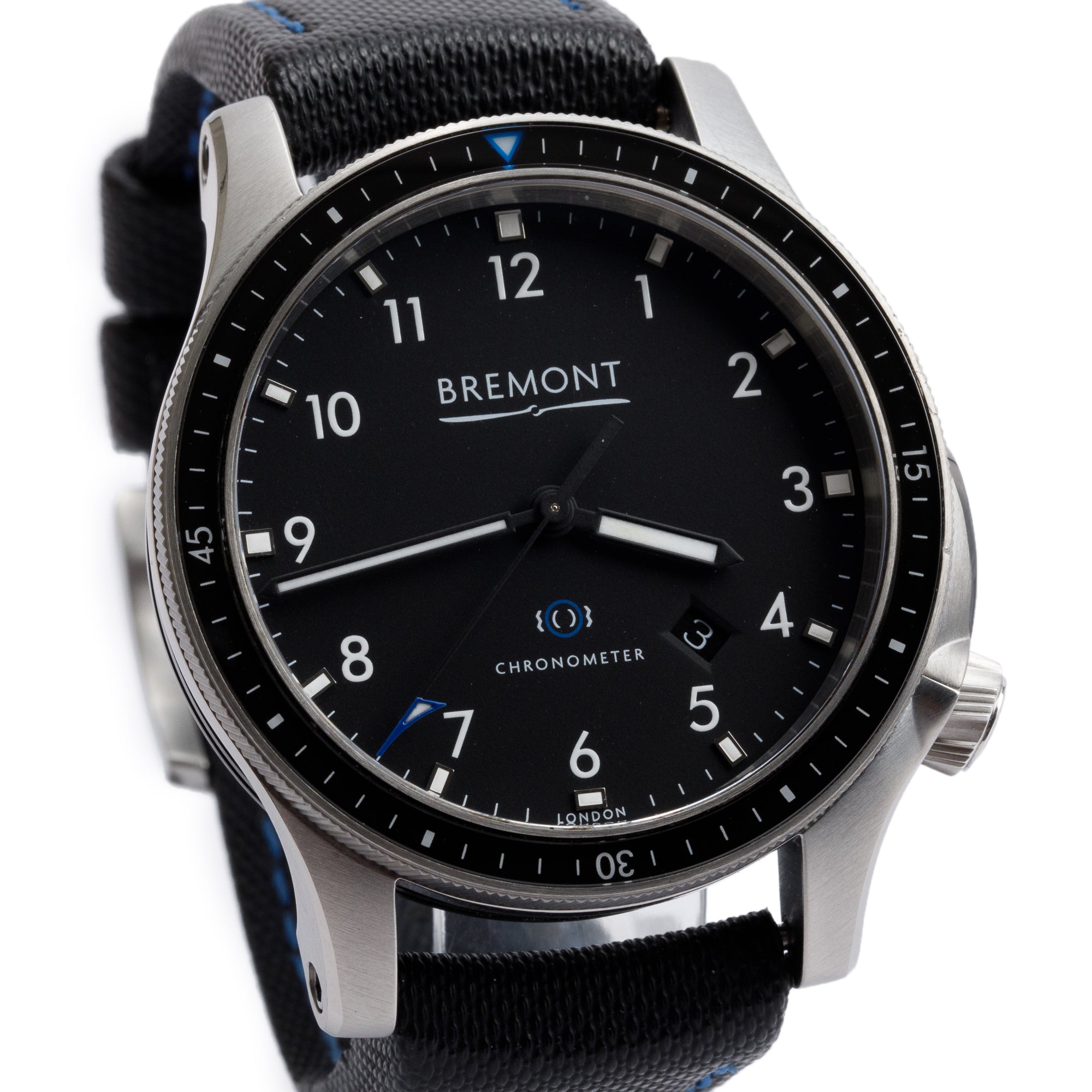 Bremont Stainless Steel Boeing Model I 43 MM Automatic Watch w/ Box & Papers