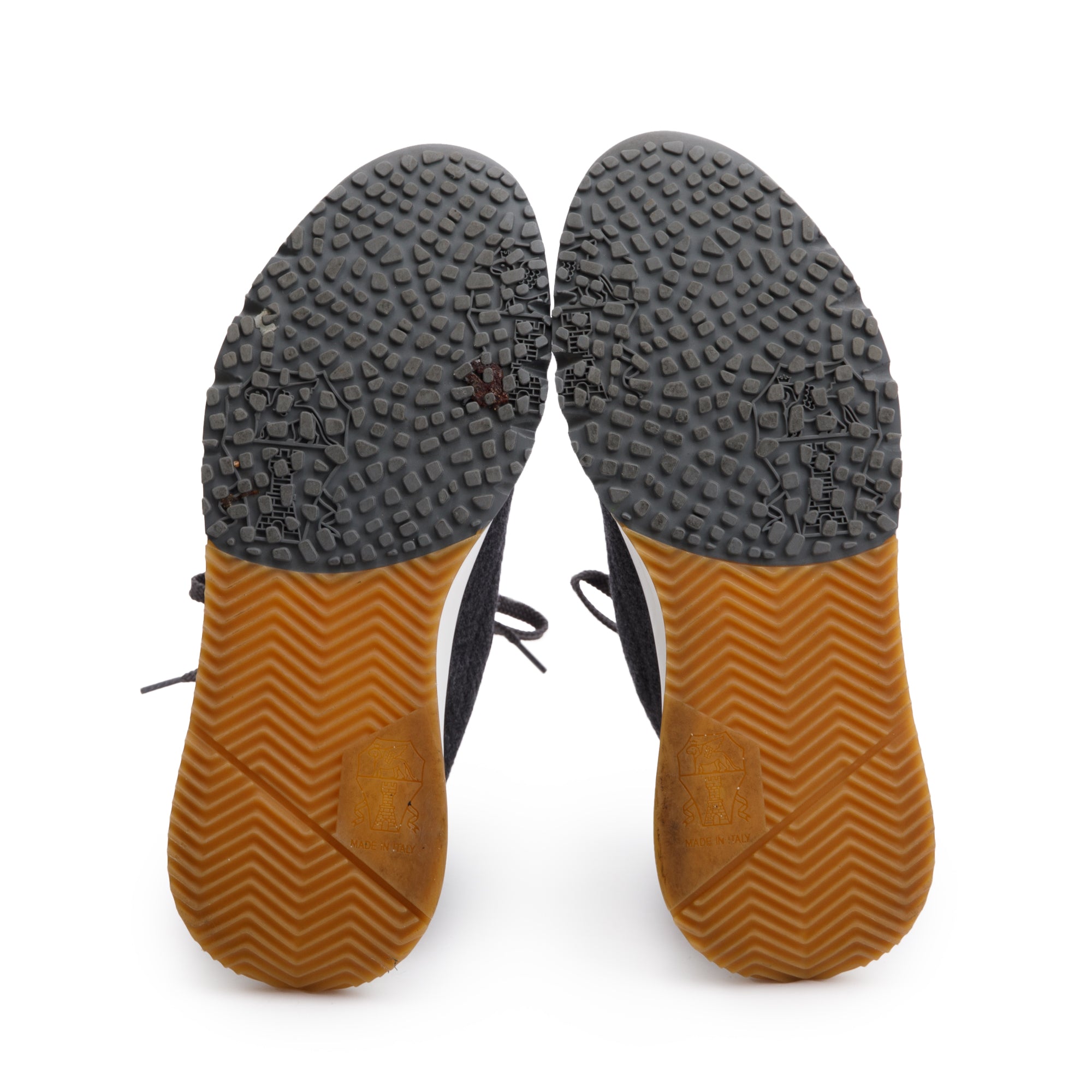 Brunello Cucinelli Grey Knit Athletic Sneaker, Size 40