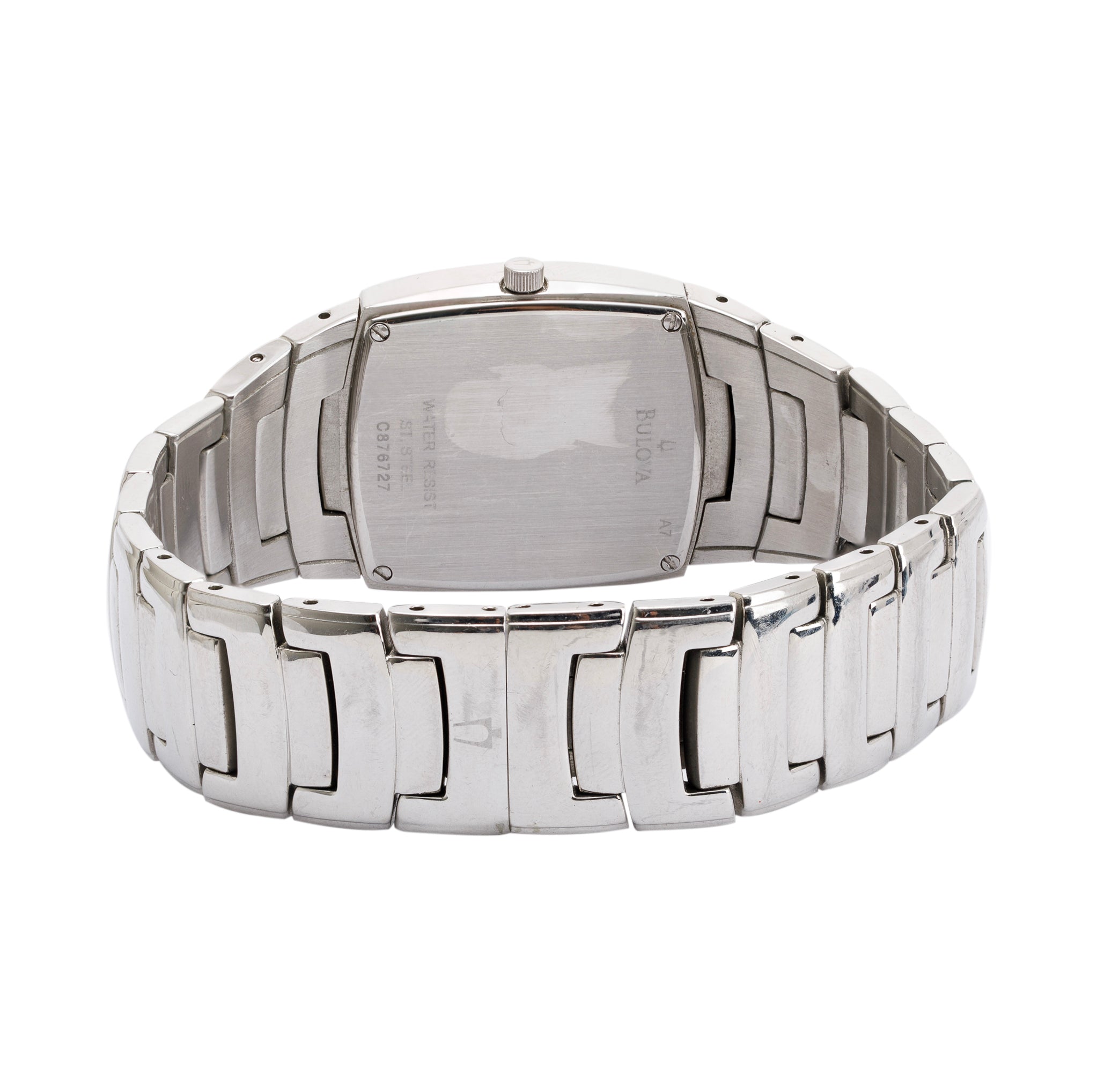 Bulova 96G46 Tonneau Black Dial Watch