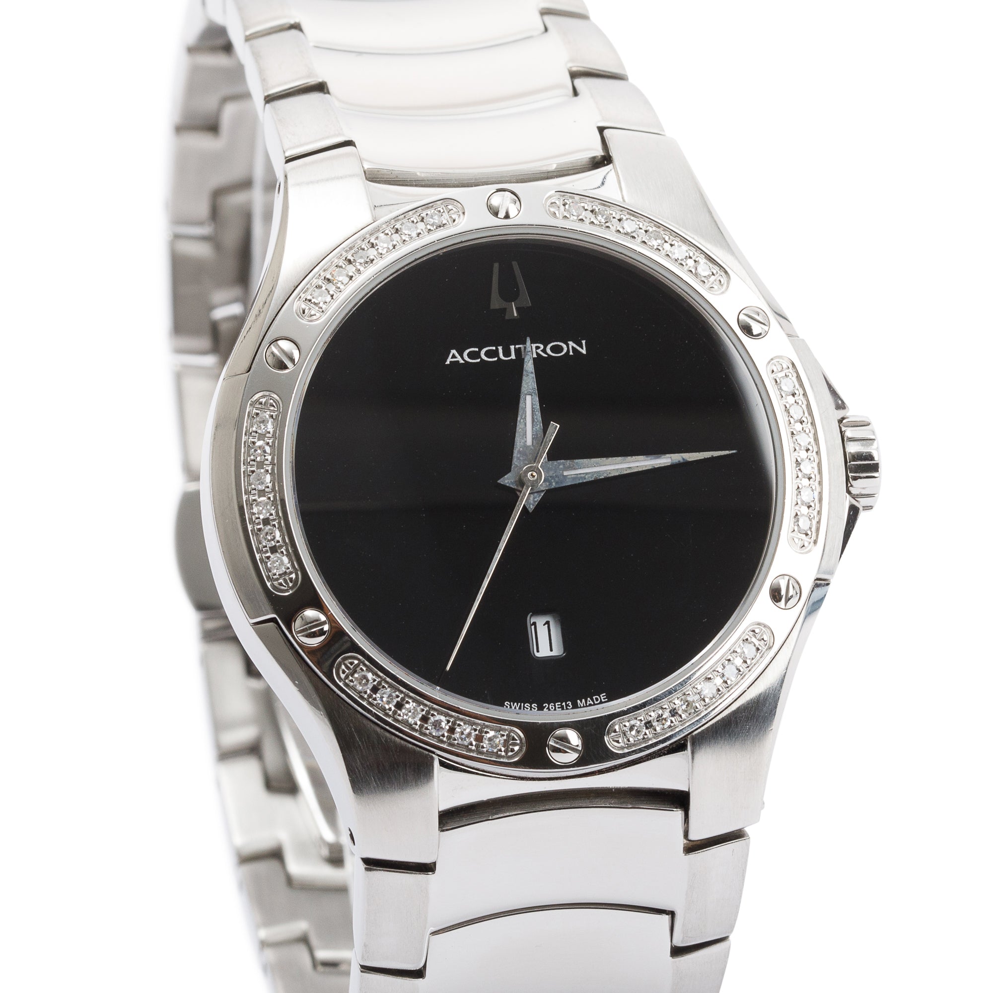 Bulova Accutron Stainless Steel Belize 38 MM Watch w/ Box