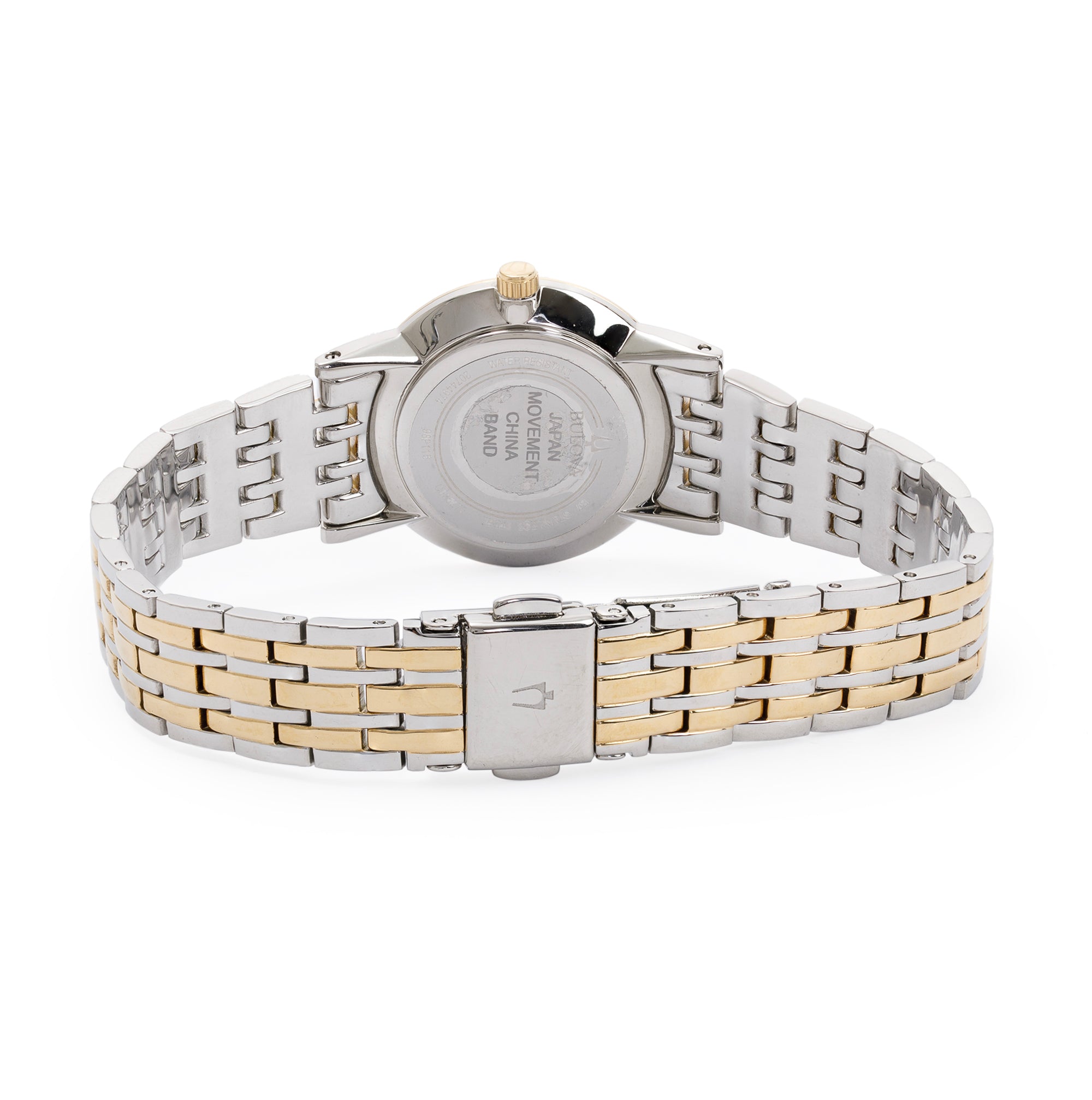 Bulova Gold-Plated & Stainless Steel Classic 27 MM Watch w/ Box