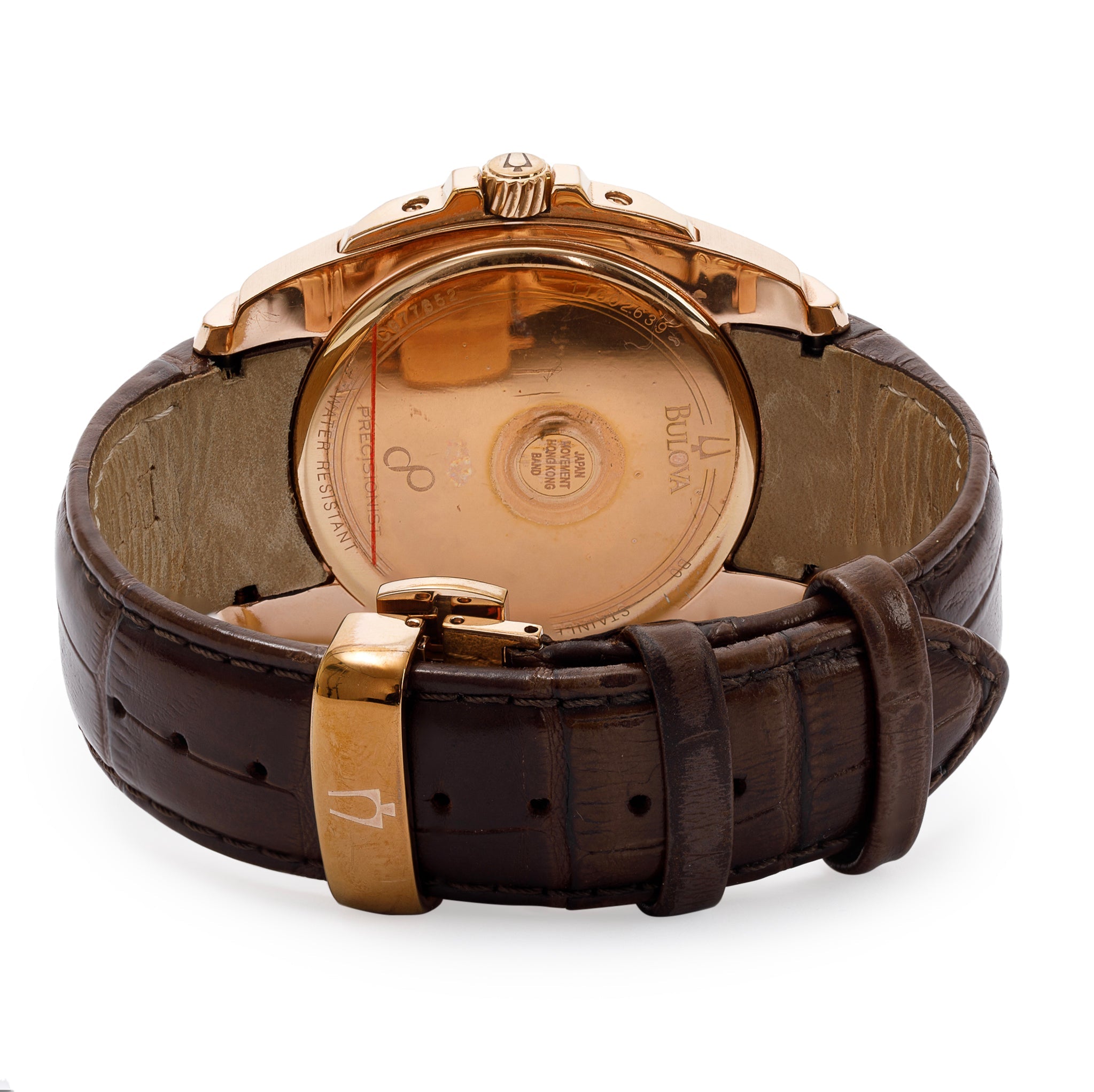 Bulova Longwood Rose Gold Tone Stainless Steel Precisionist 42 MM Watch