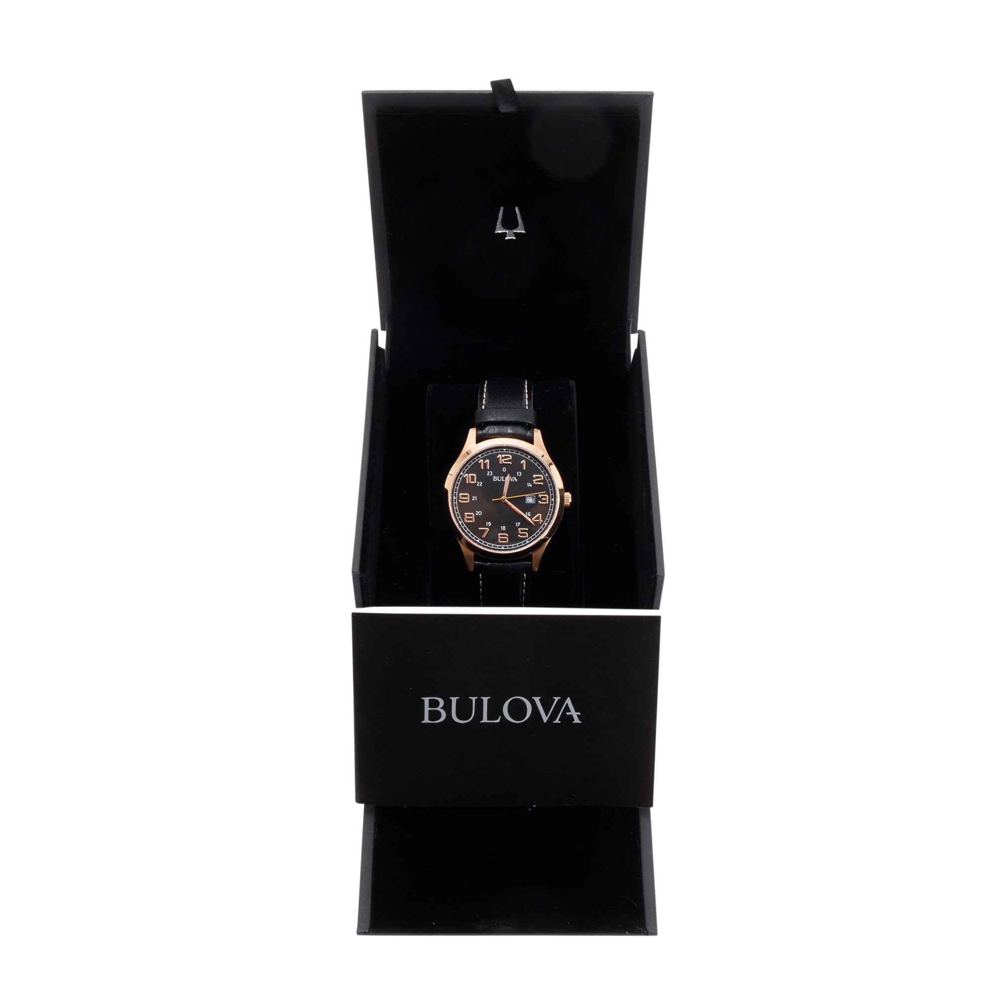 Bulova Rose Gold Tone Stainless Steel Dress 42 MM Watch