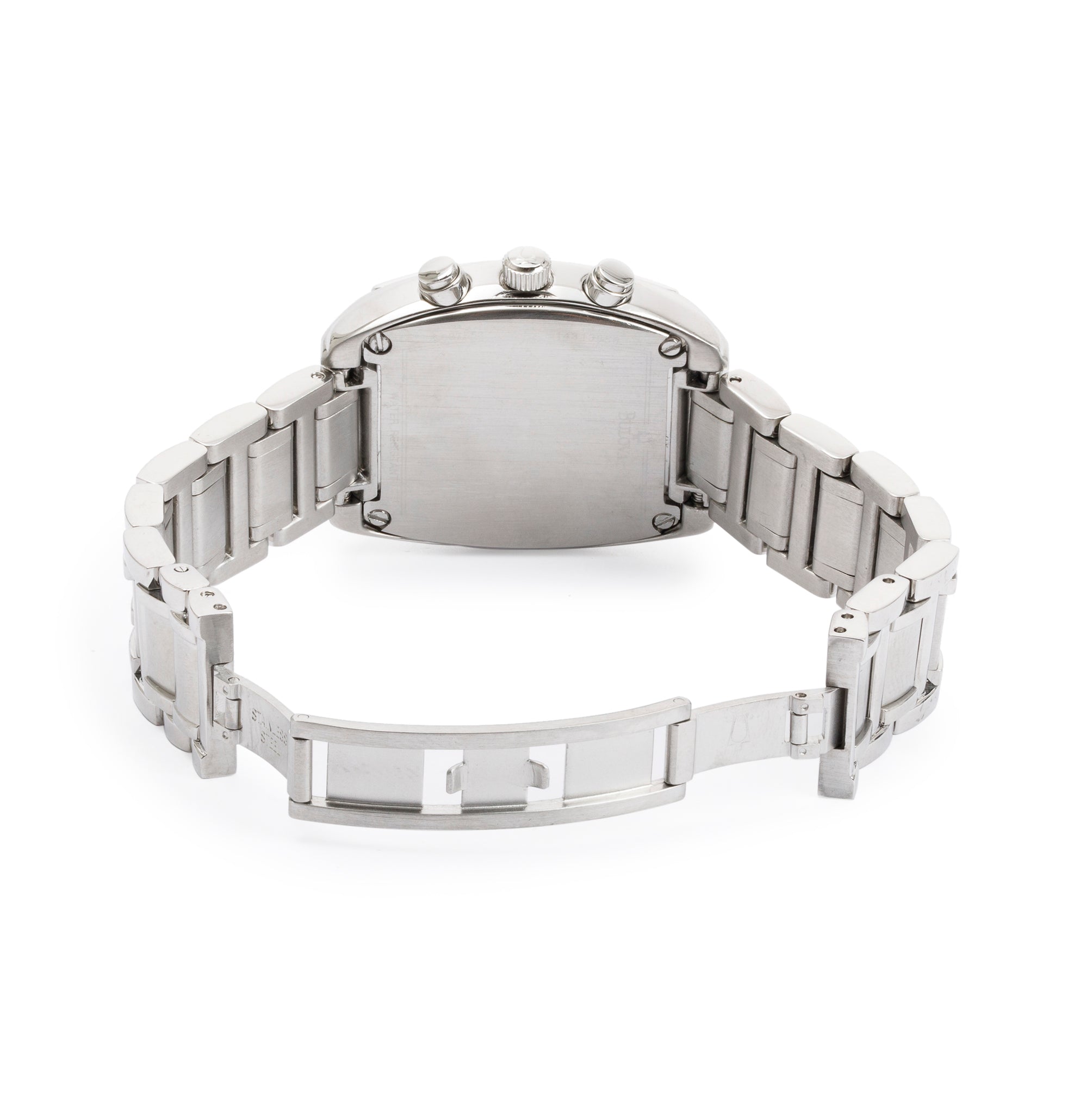 Bulova Stainless Steel Diamond Bezel Highbride Chronograph 31 MM Quartz Watch