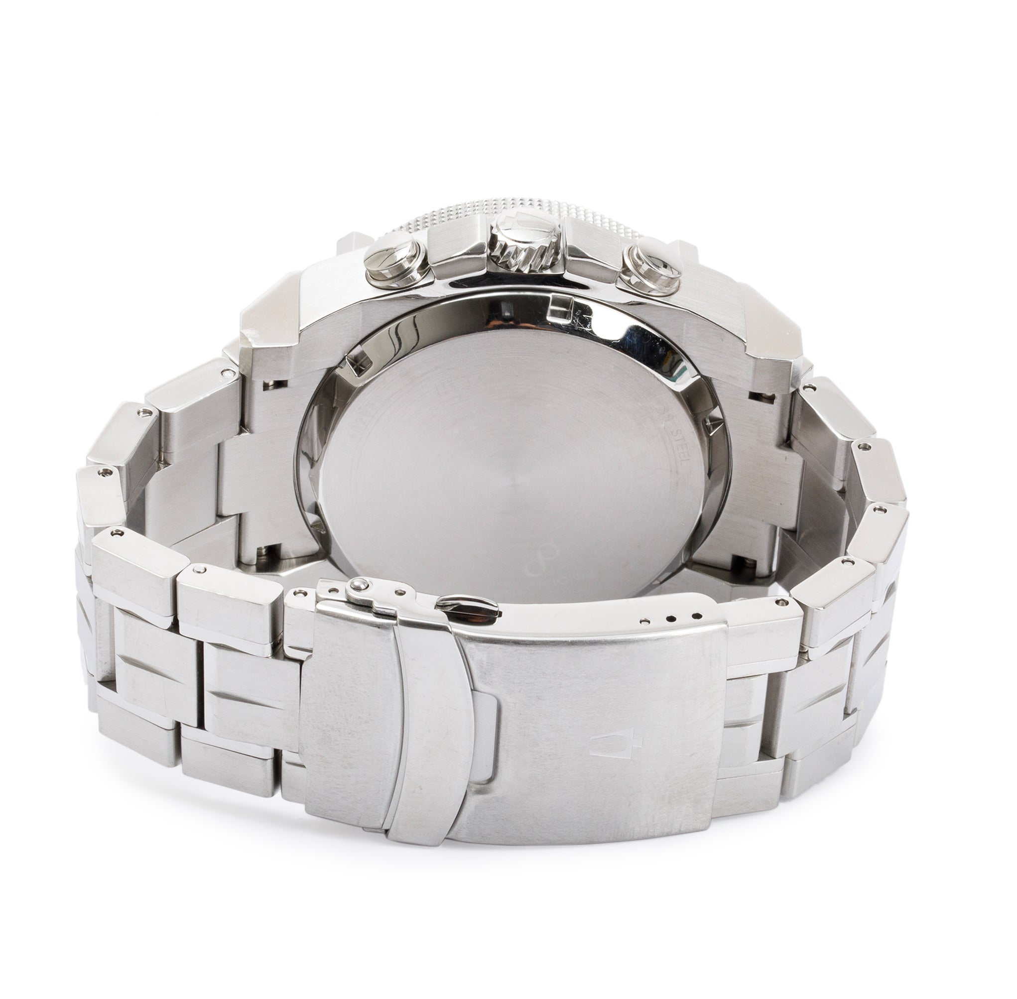 Bulova Stainless Steel Precisionist Chronograph 46.5 MM Quartz Watch