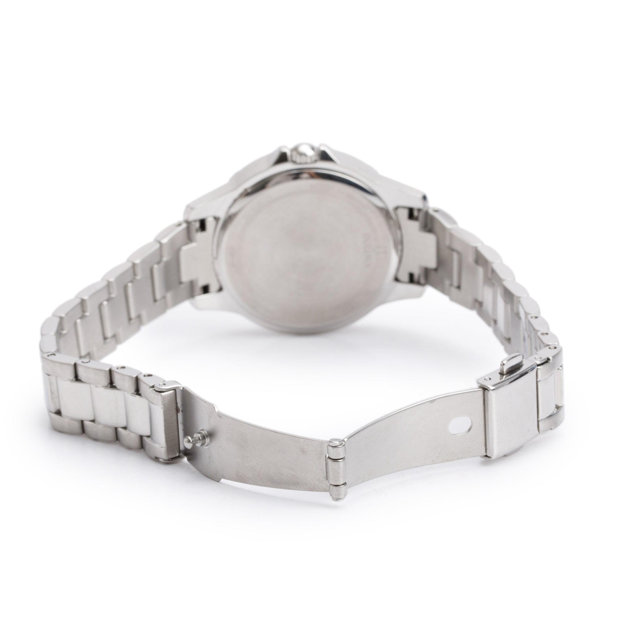 Bulova Stainless Steel Sutton Crystal 32.5 MM Watch w/ Box