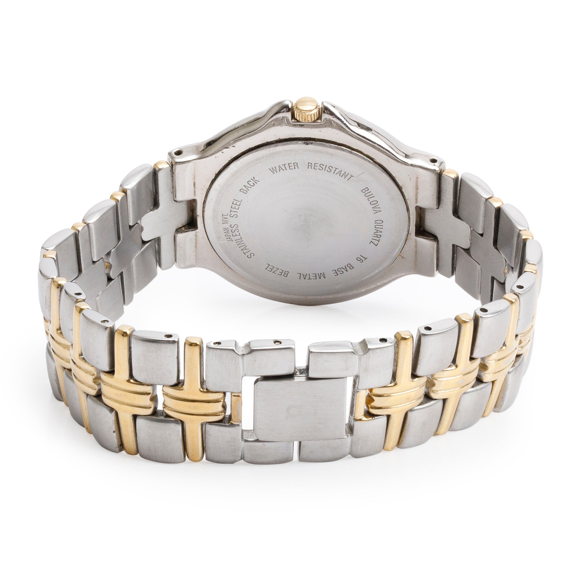 Bulova Two-Tone Stainless Steel Classic 34 MM Quartz Watch 98B52