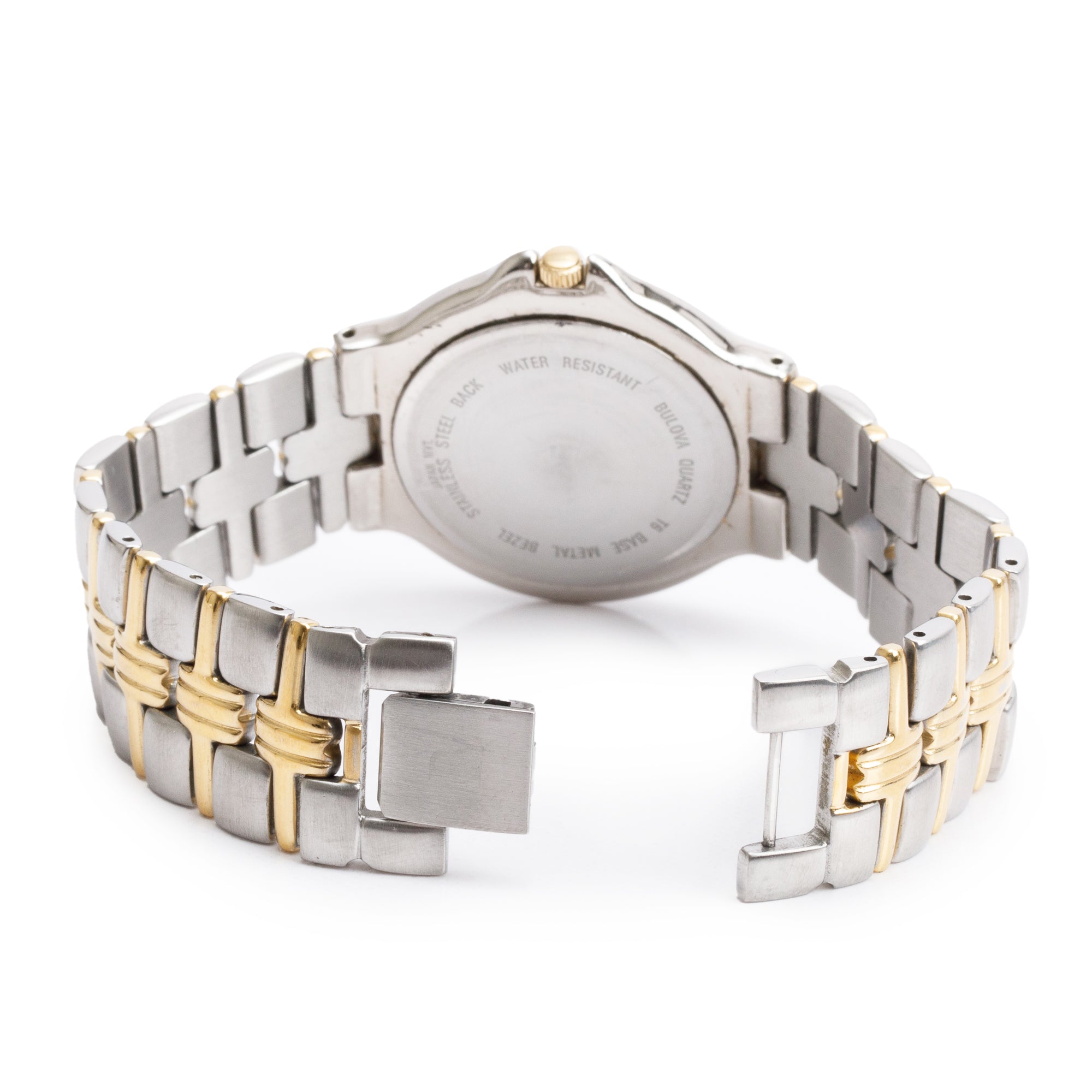 Bulova Two-Tone Stainless Steel Classic 34 MM Quartz Watch 98B52