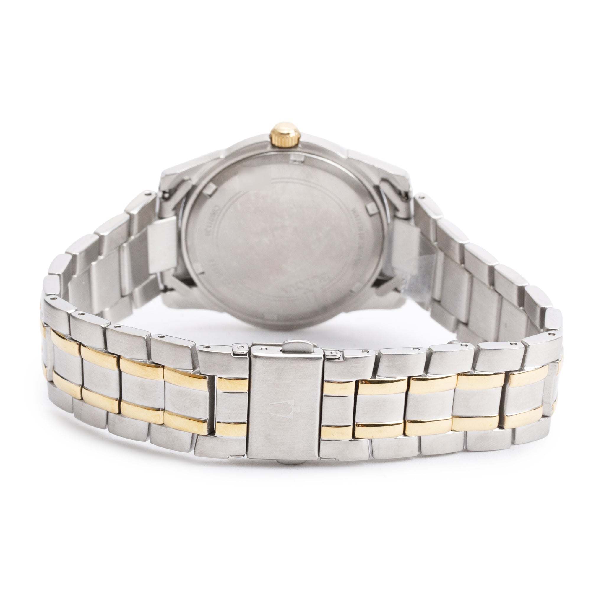 Bulova Two-Tone Stainless Steel Classic 40 MM Quartz Watch 98H18 w/ Box