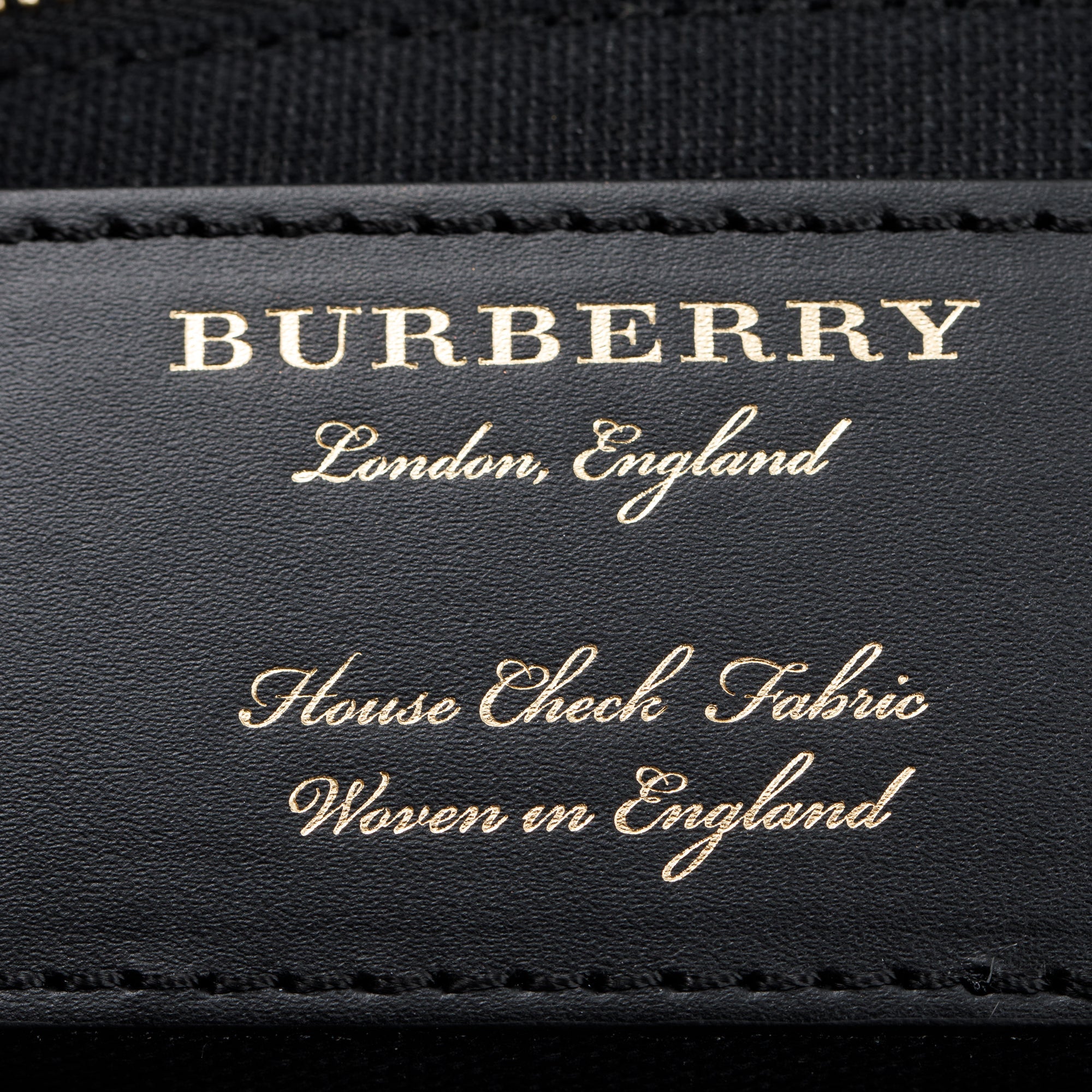 Burberry 2022 Blue Derby Calfskin House Check Medium Camberley Bag w/ Strap & Receipt