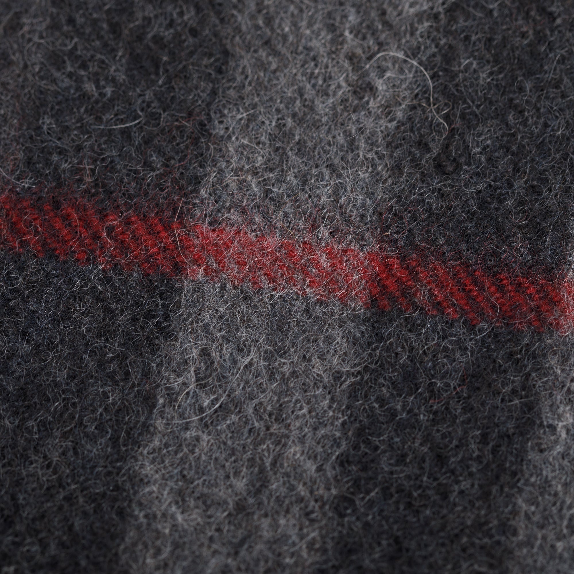 Burberry 2023 Black & Charcoal Giant Check Cashmere Scarf w/ Box & Receipt