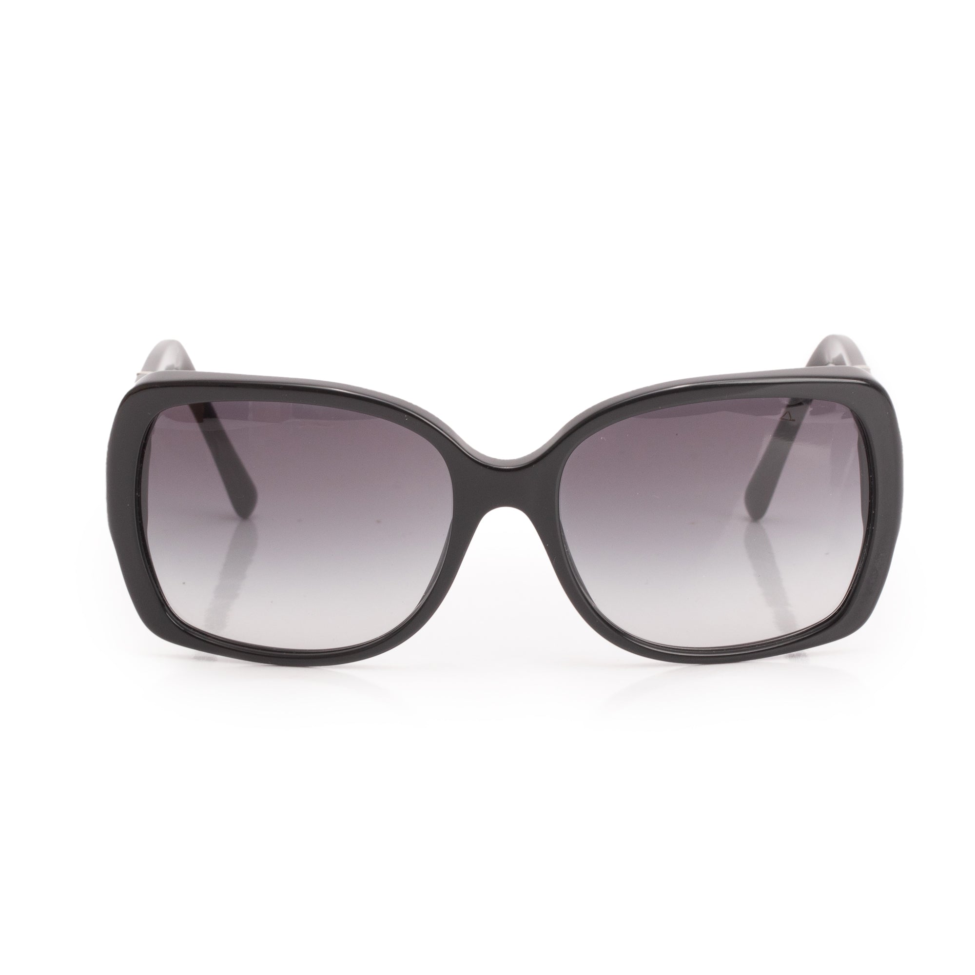 Burberry B 4160 Black Check Acetate Rectangular Sunglasses w/ Box & Case