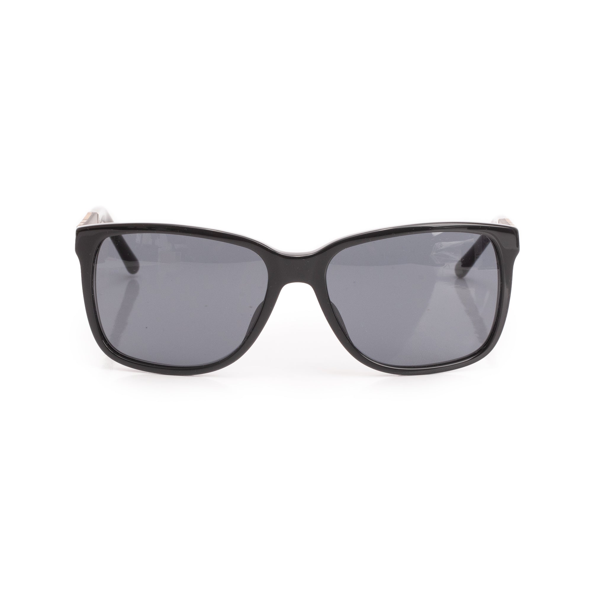 Burberry B 4181 Check/Black Acetate Rectangular Sunglasses w/ Box & Case