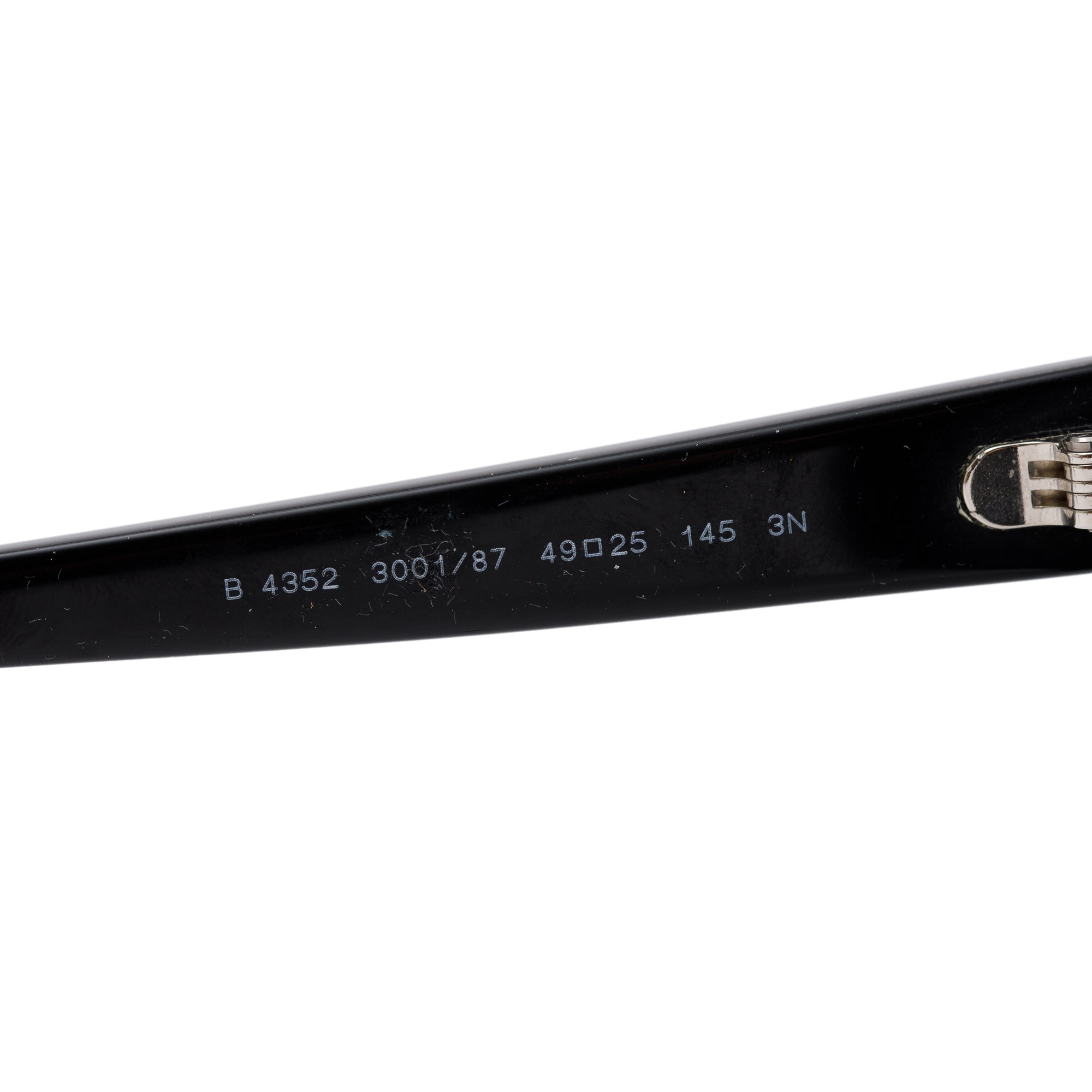 Burberry B 4352 Black Acetate Sidney Sunglasses w/ Case