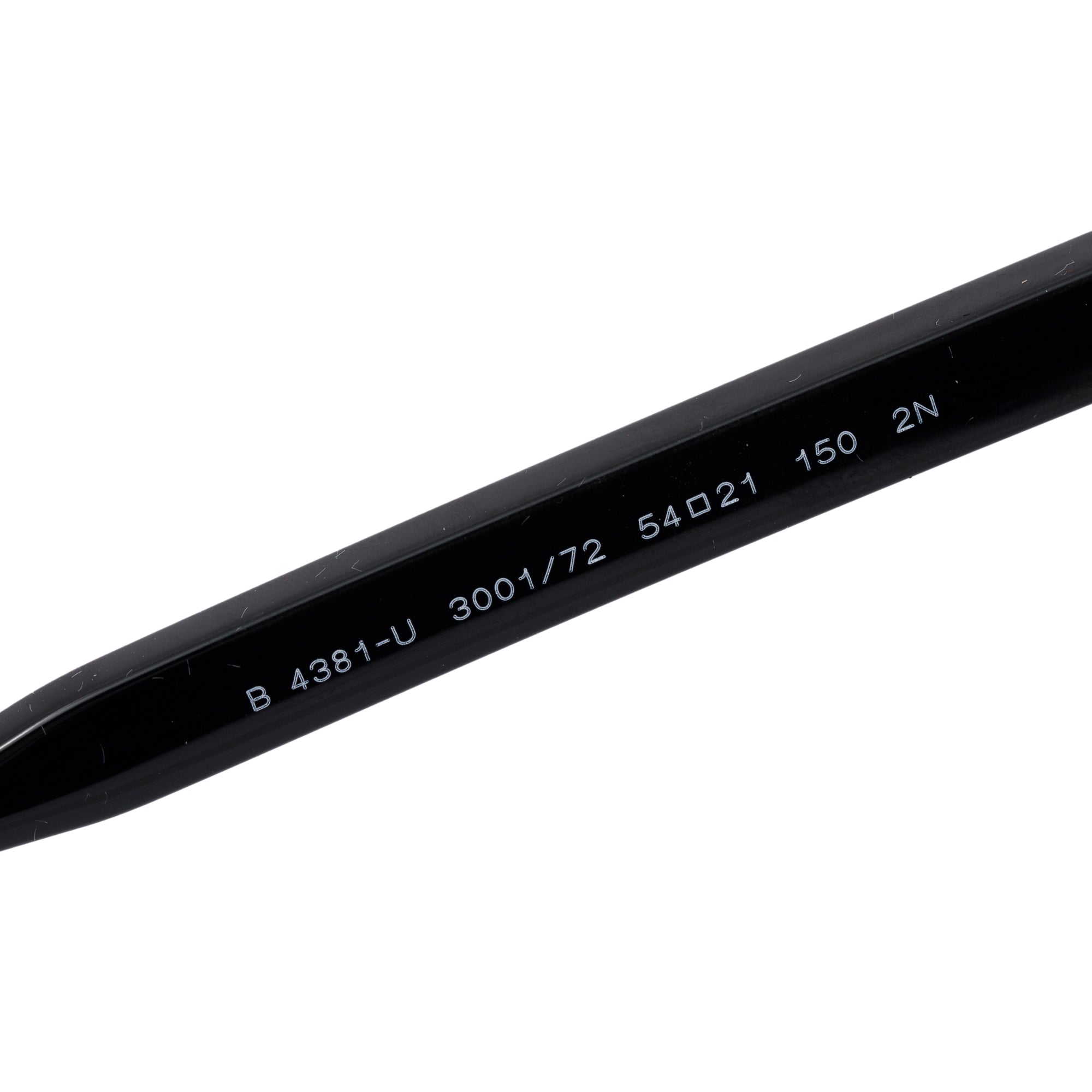 Burberry B 4381-U Black Acetate Square Sunglasses w/ Box & Case