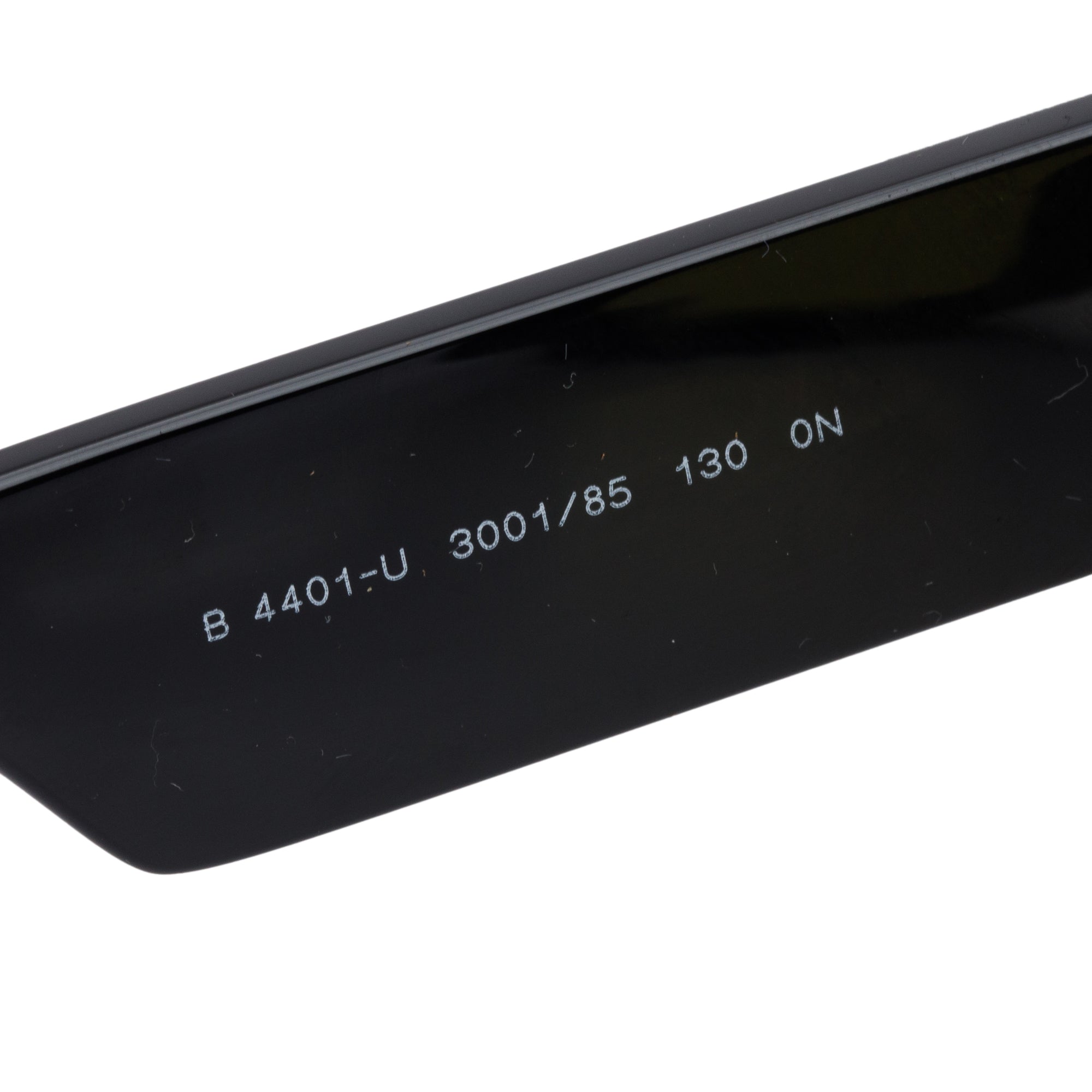 Burberry B 4401-U Black Acetate Yellow Lens Logo Sunglasses w/ Box & Case