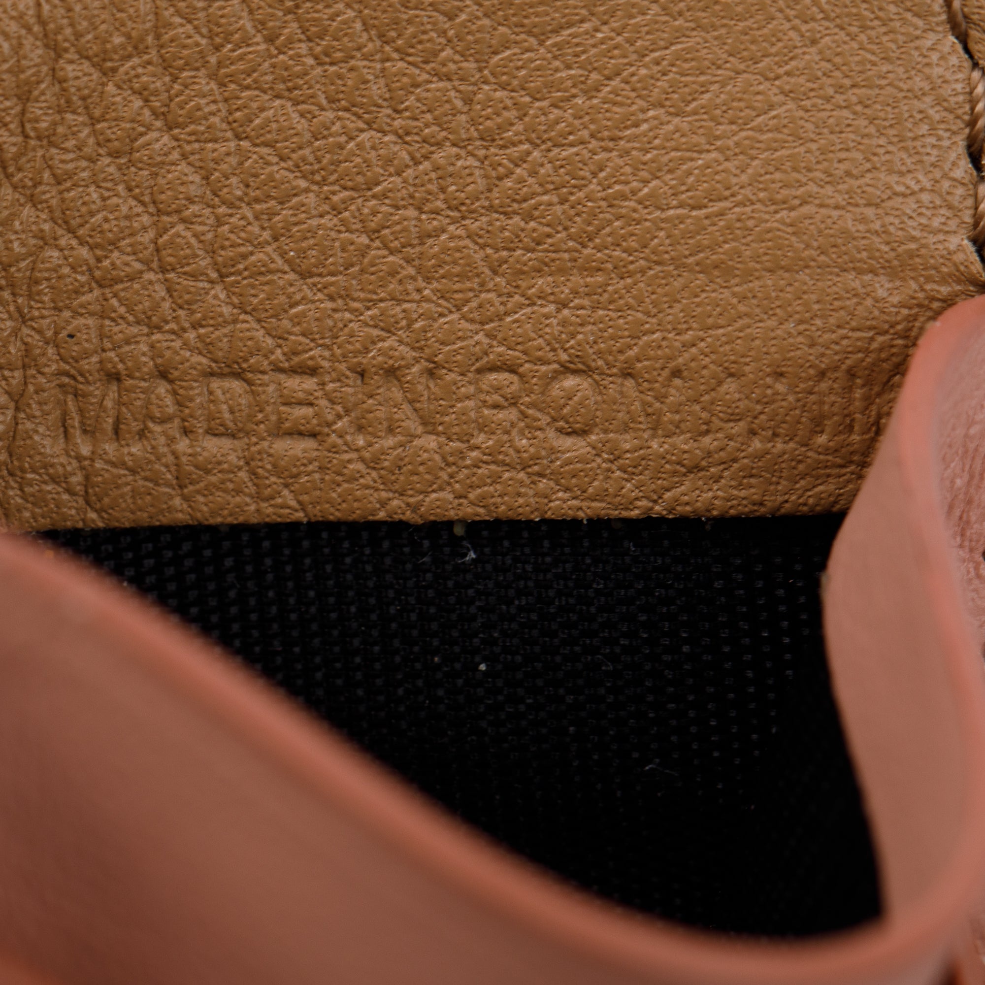 Burberry Beige Calfskin Leather Zip Card Case w/ Box & Receipt