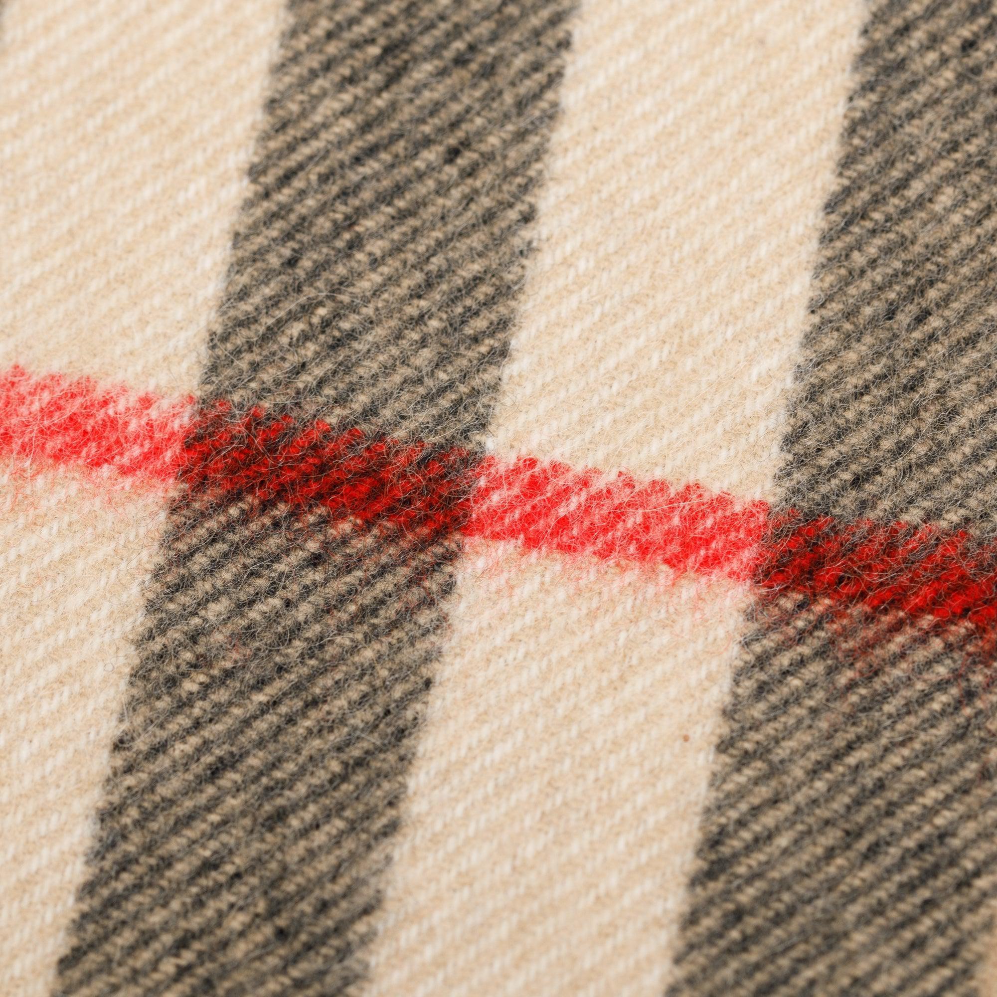 Burberry Beige Giant House Check Cashmere Scarf w/ Box