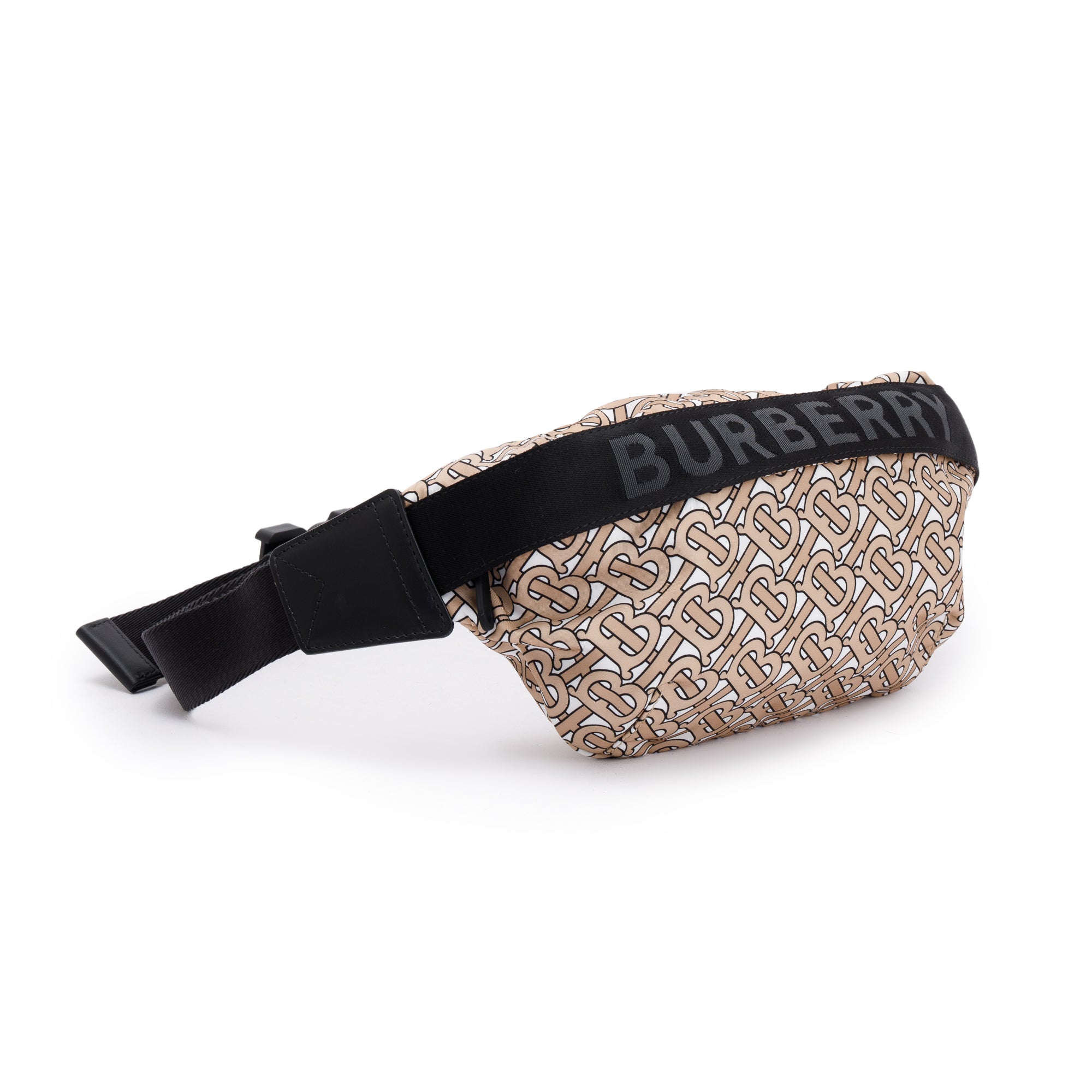 Burberry Beige Monogram Nylon Sonny Bum Bag