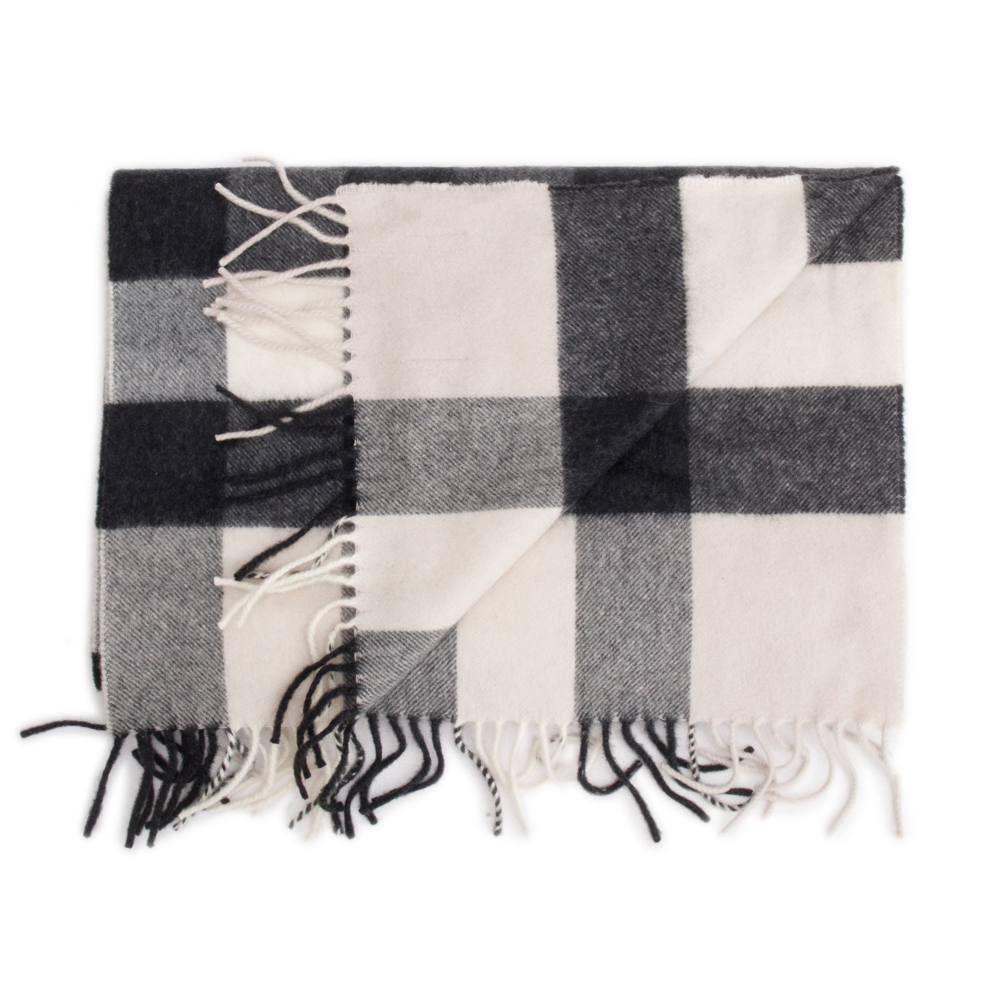 Burberry Beige Multicolor Horseferry House Check Cashmere Scarf w/ Box