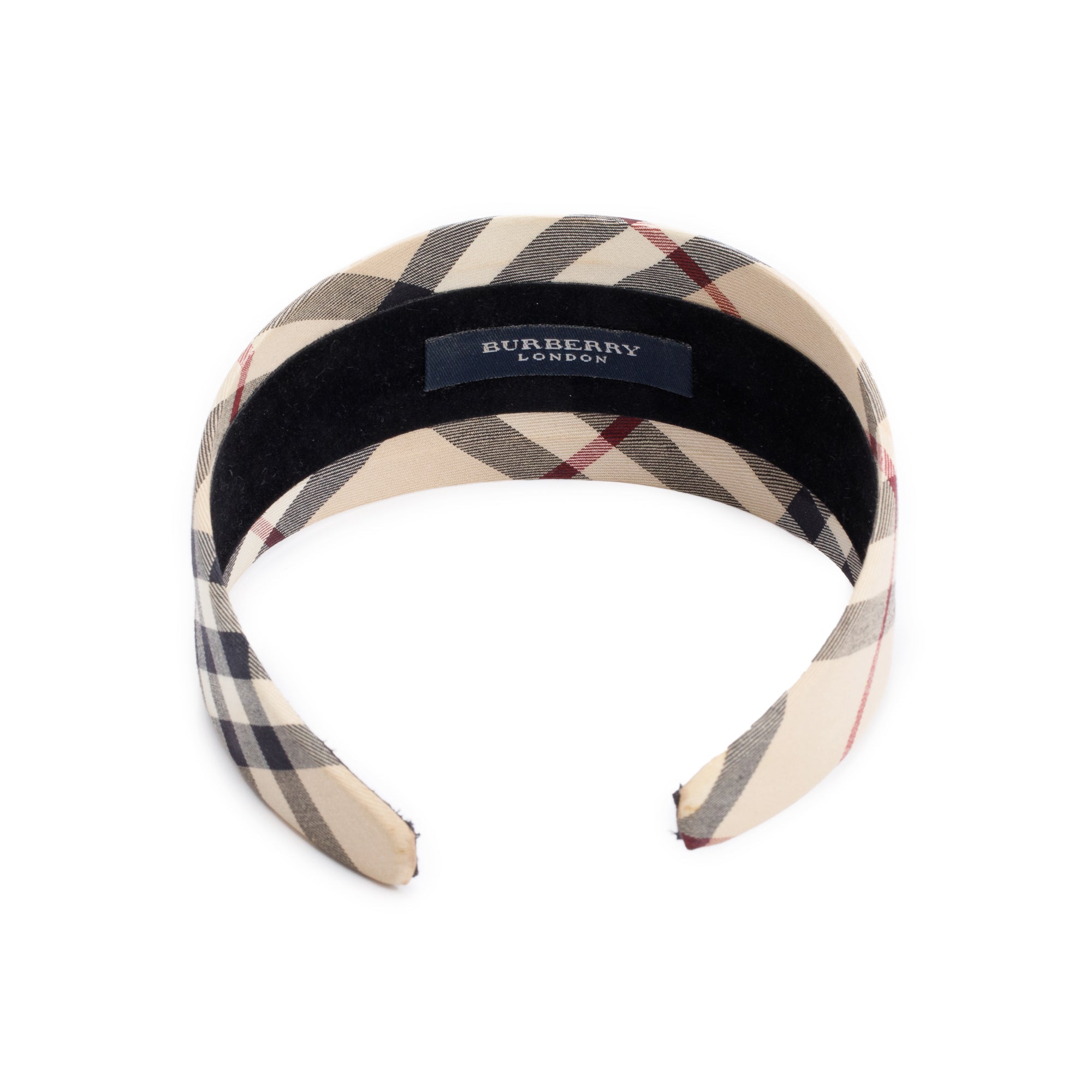 Burberry Beige Nova Check Headband