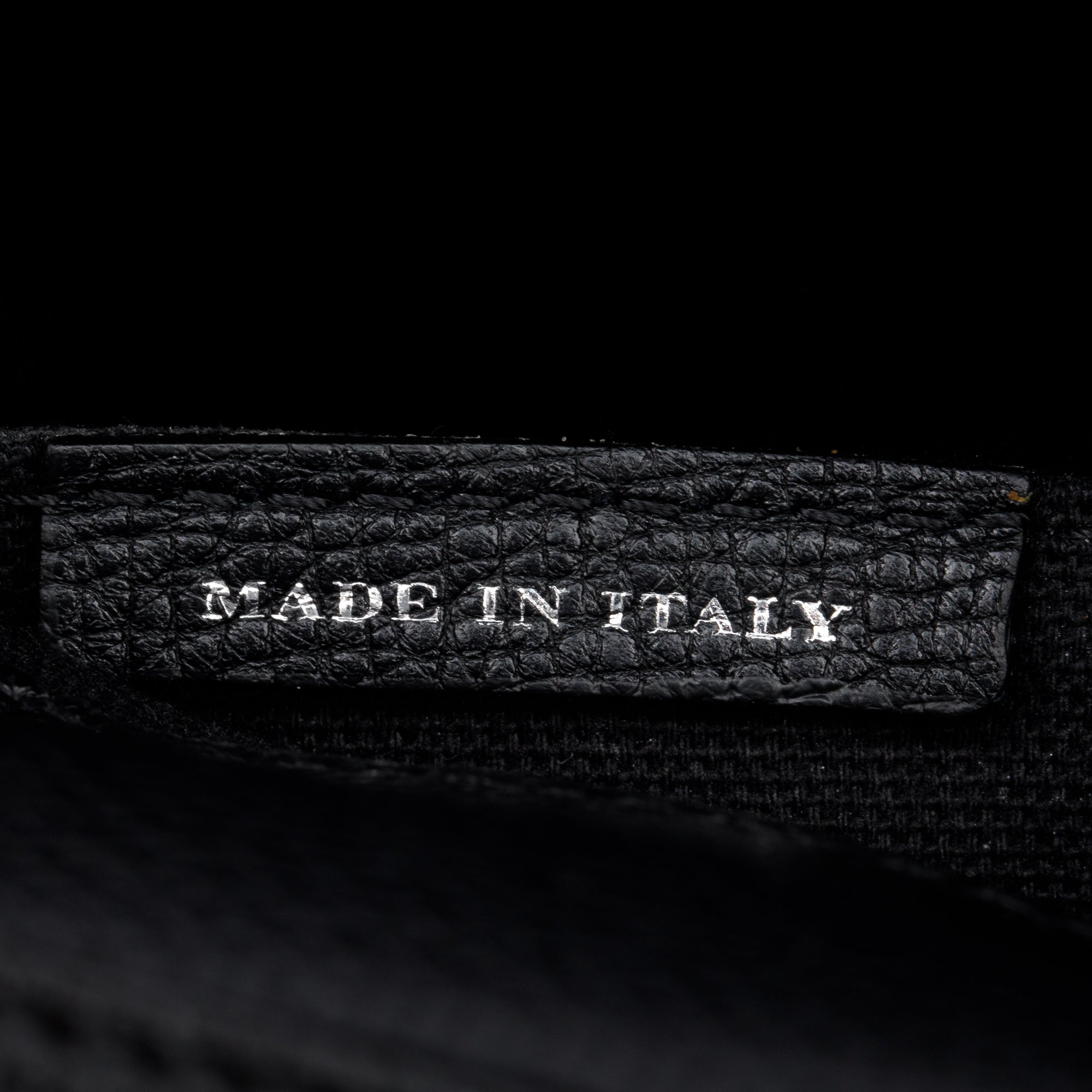 Burberry Black Calfskin House Check Macken Crossbody Bag w/ Box