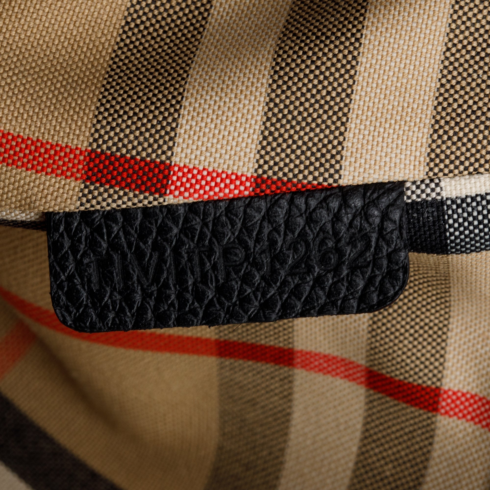 Burberry Black Calfskin Vintage Check Note Crossbody Bag w/ Box