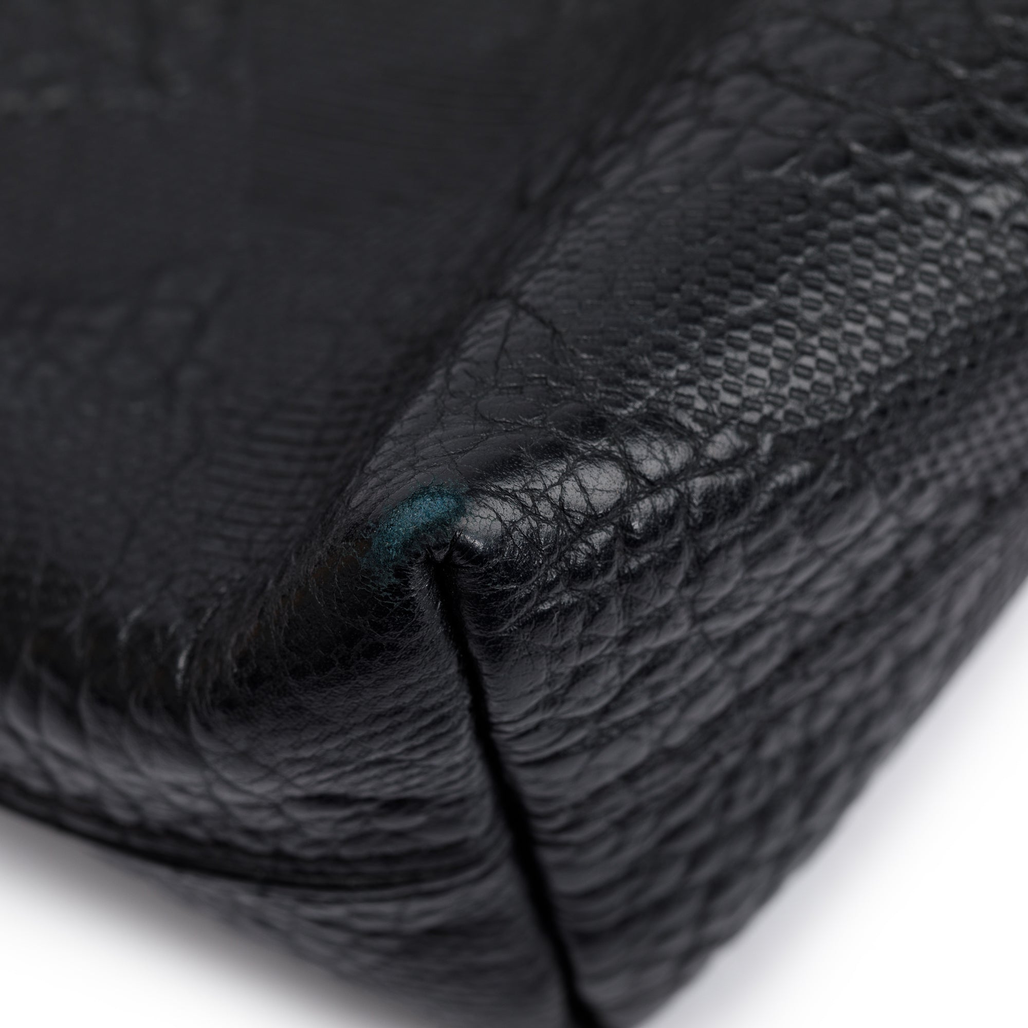 Burberry Black Check Embossed Heritage Grain Leather Chichester Crossbody Bag