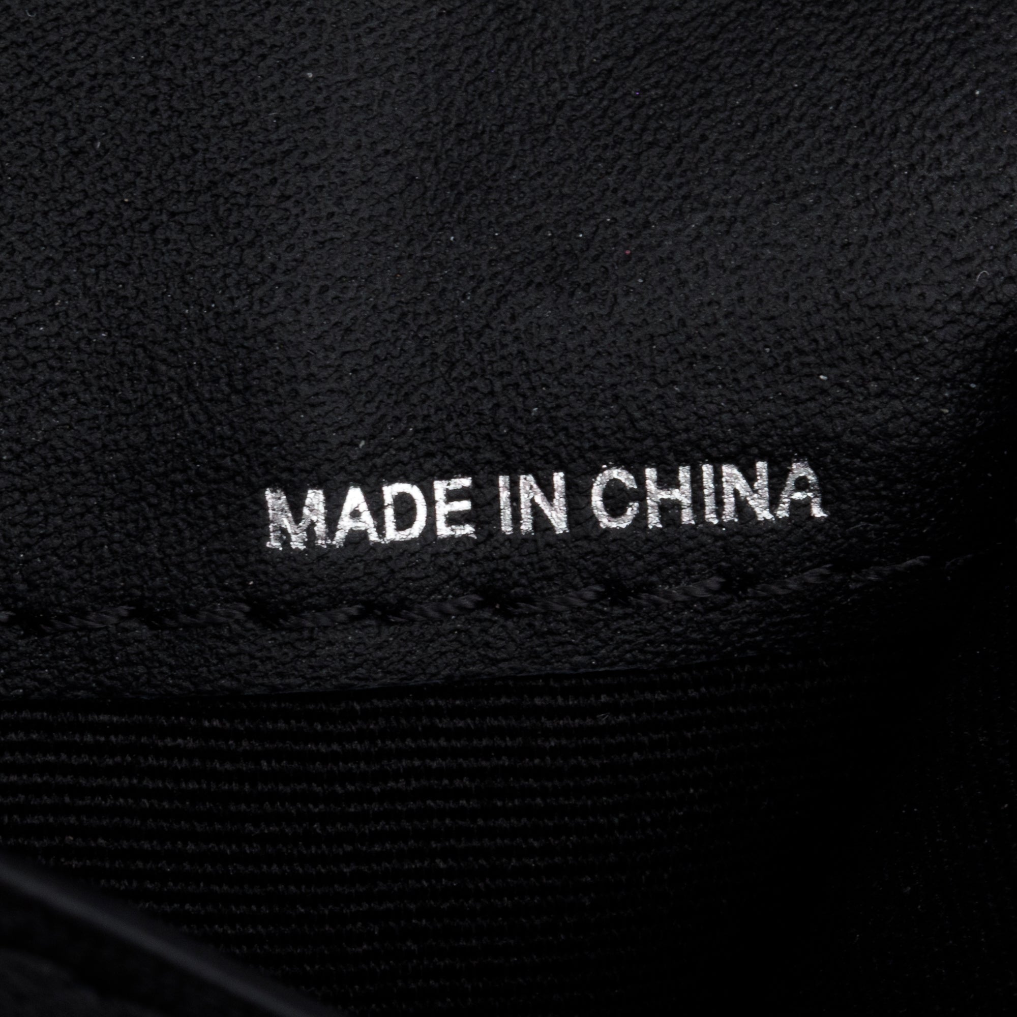 Burberry Black Check Folding Card Case