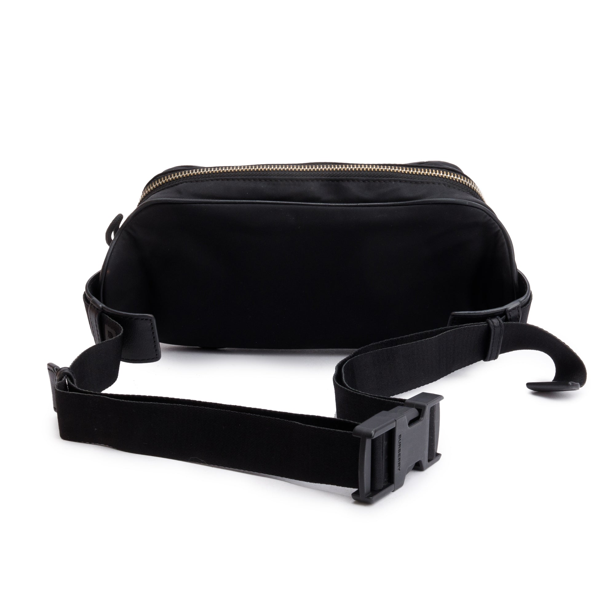 Burberry Black Econyl Logo-Print Bum Bag w/ Box