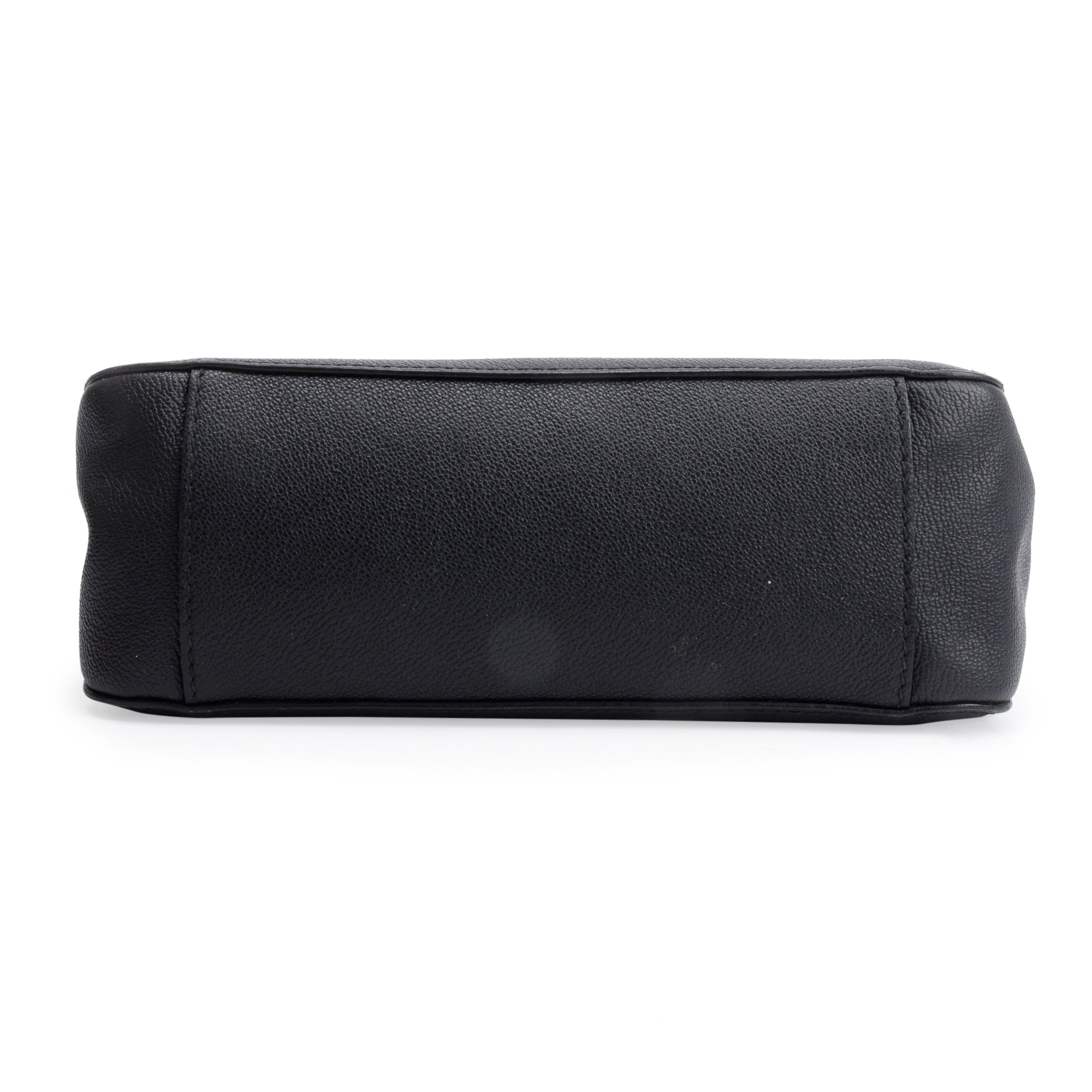 Burberry Black Grain Leather Helmsley Crossbody Bag