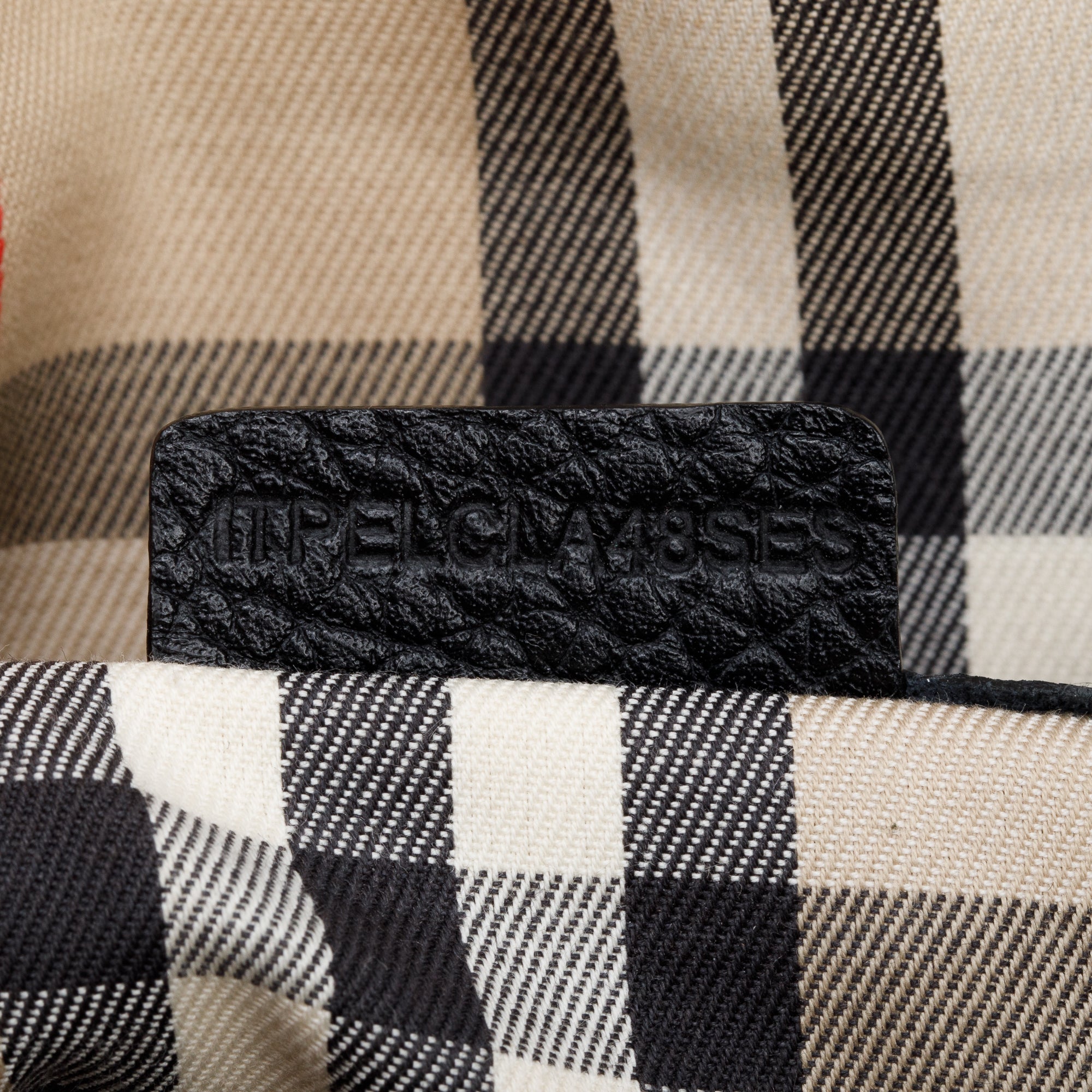 Burberry Black Grained Leather Greenwood Small Bowling Bag w/ Strap