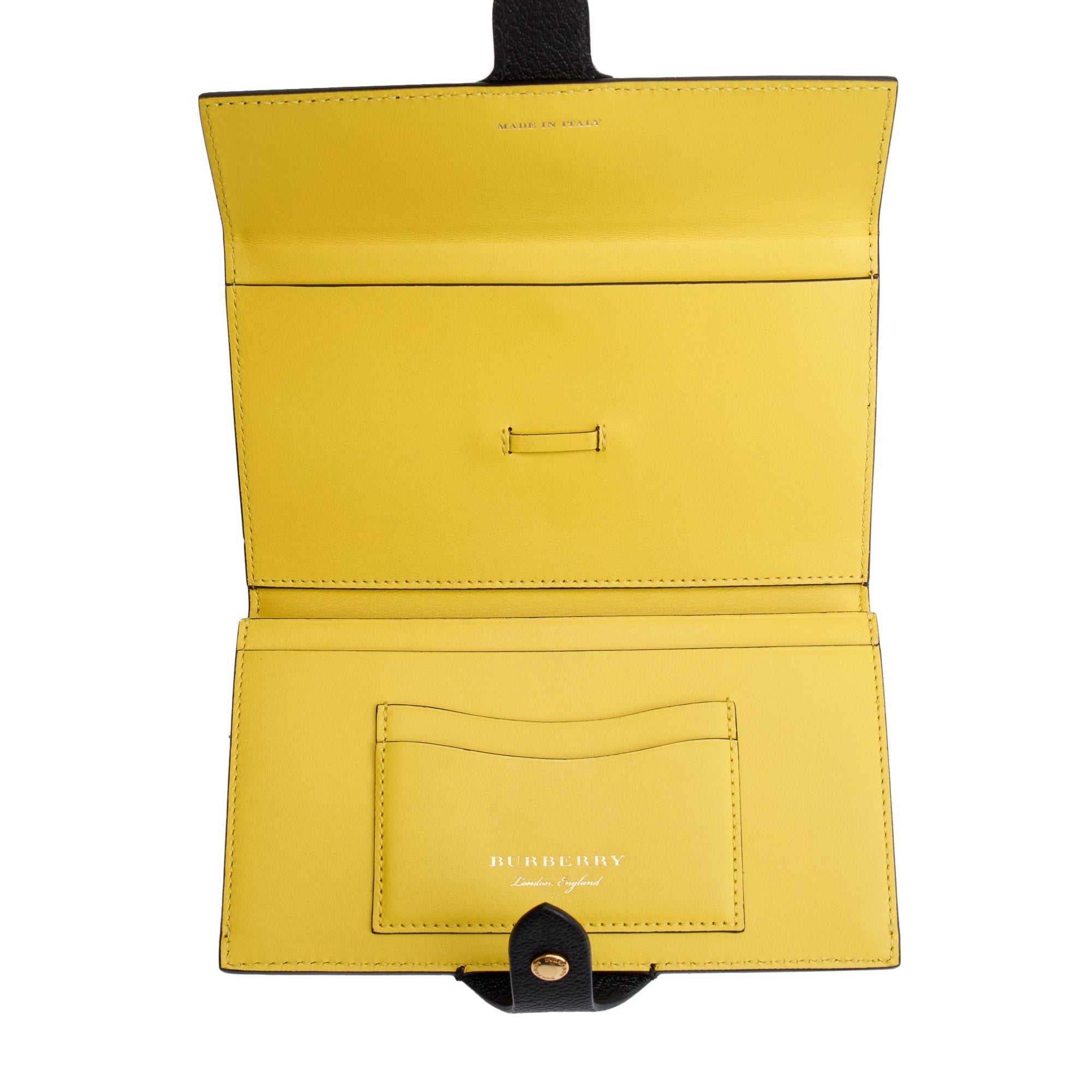 Burberry Black Leather Harlow Long Wallet w/ Box