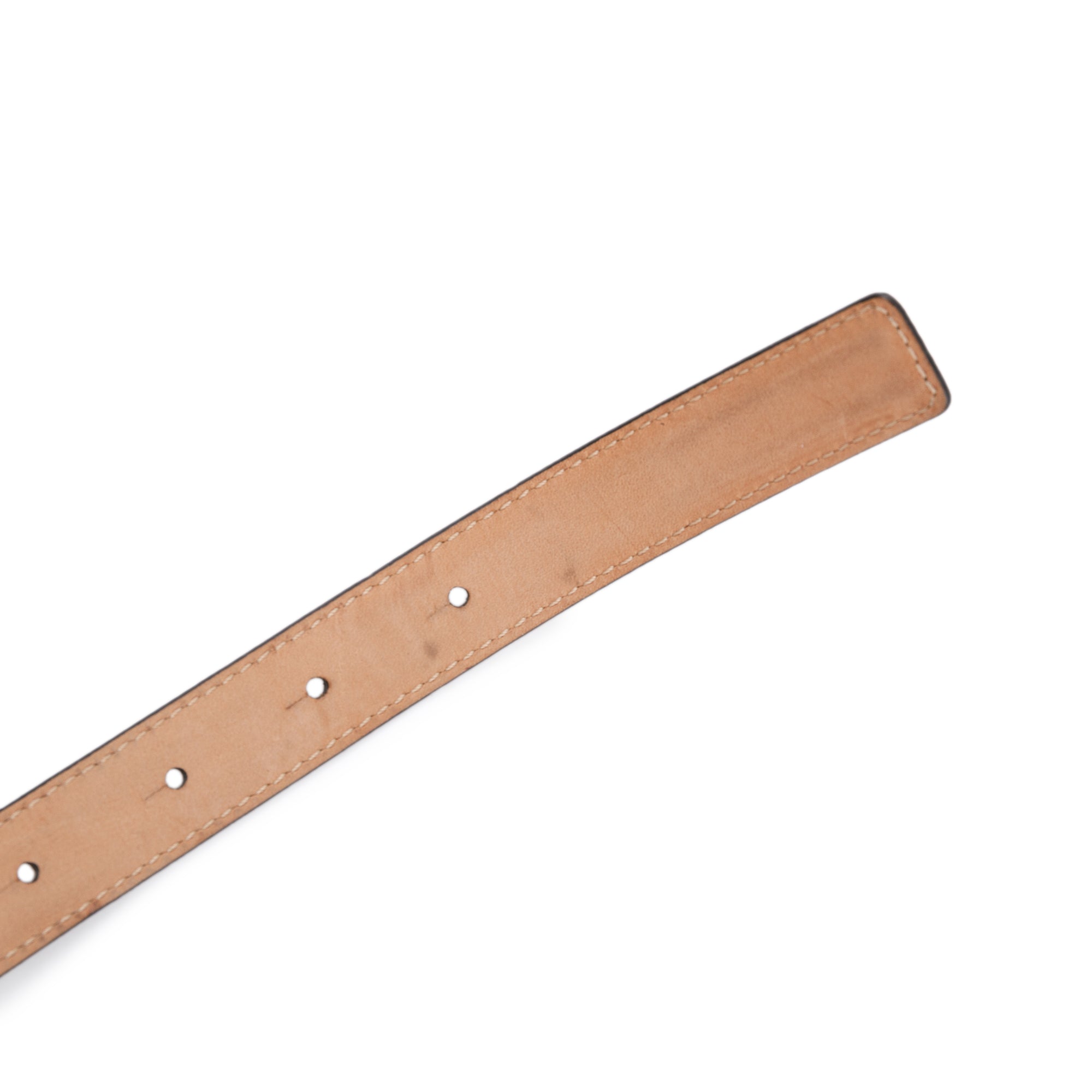 Burberry Black Leather Skinny Belt Kit