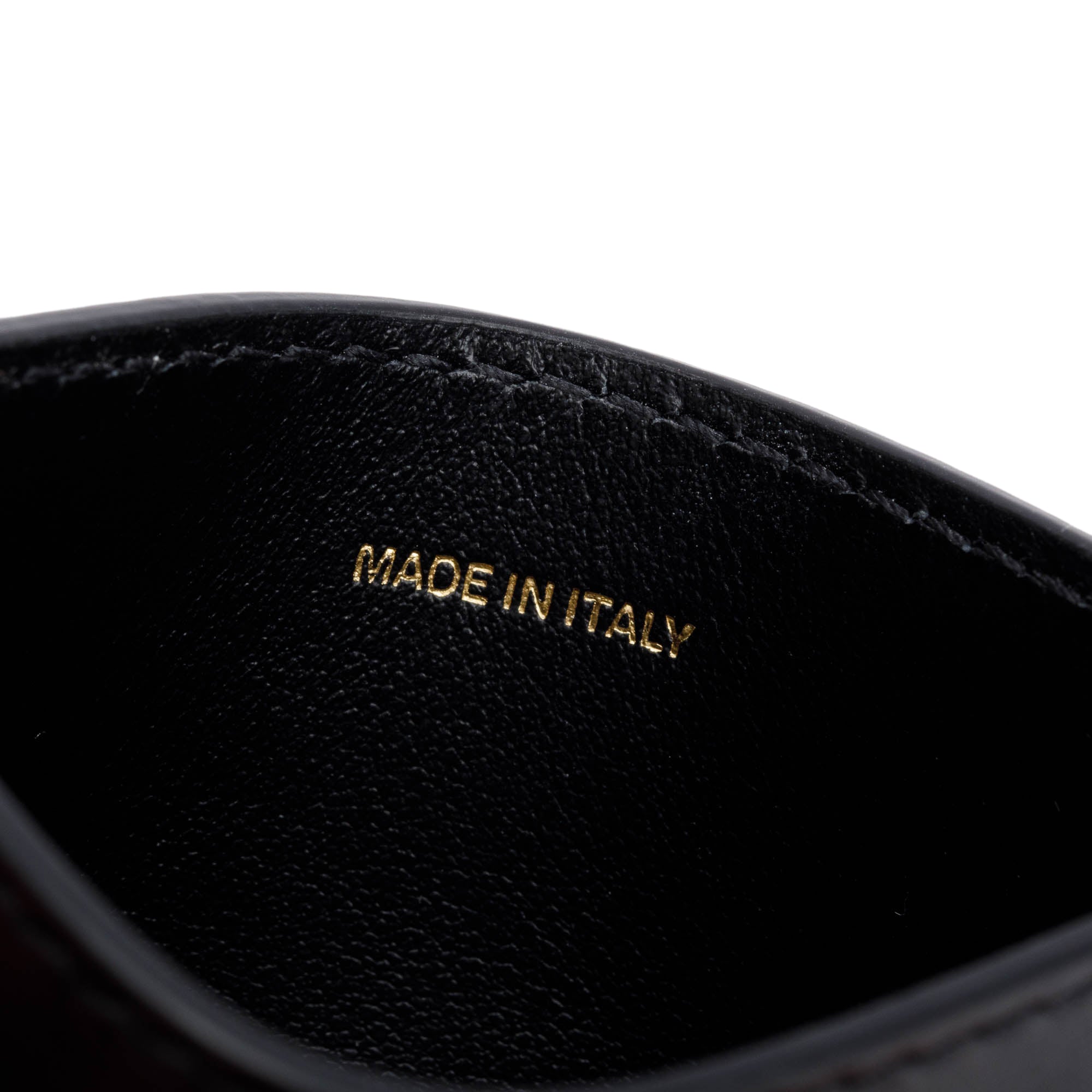 Burberry Black Leather TB Card Holder w/ Box